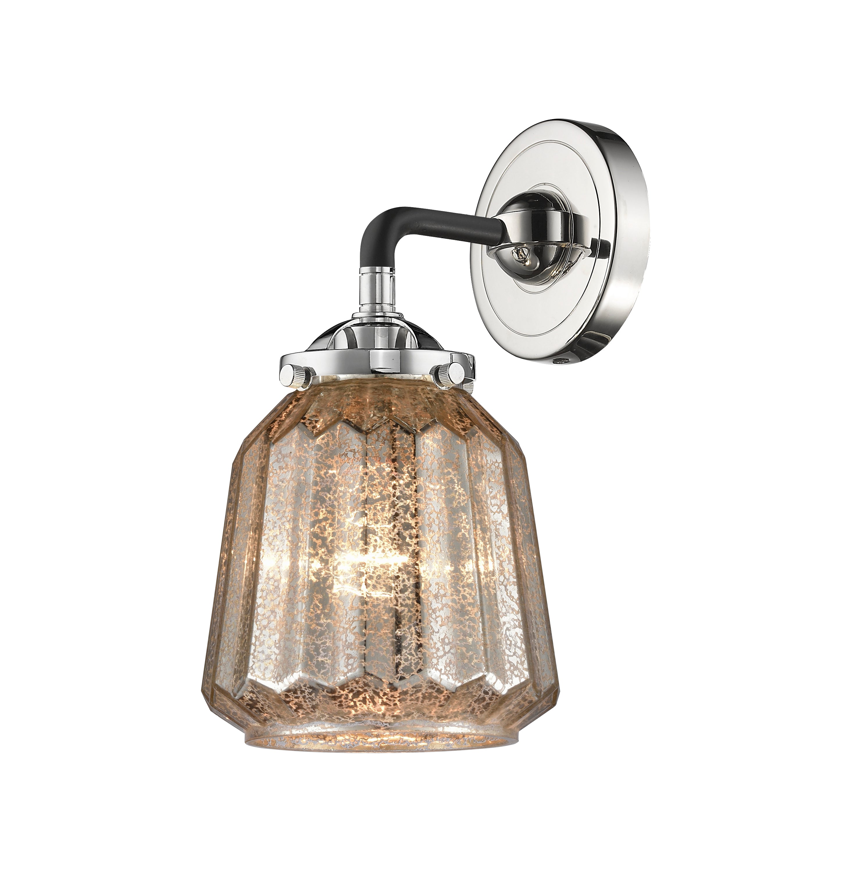 Nouveau Sconce Cast Brass 11.25 Height
