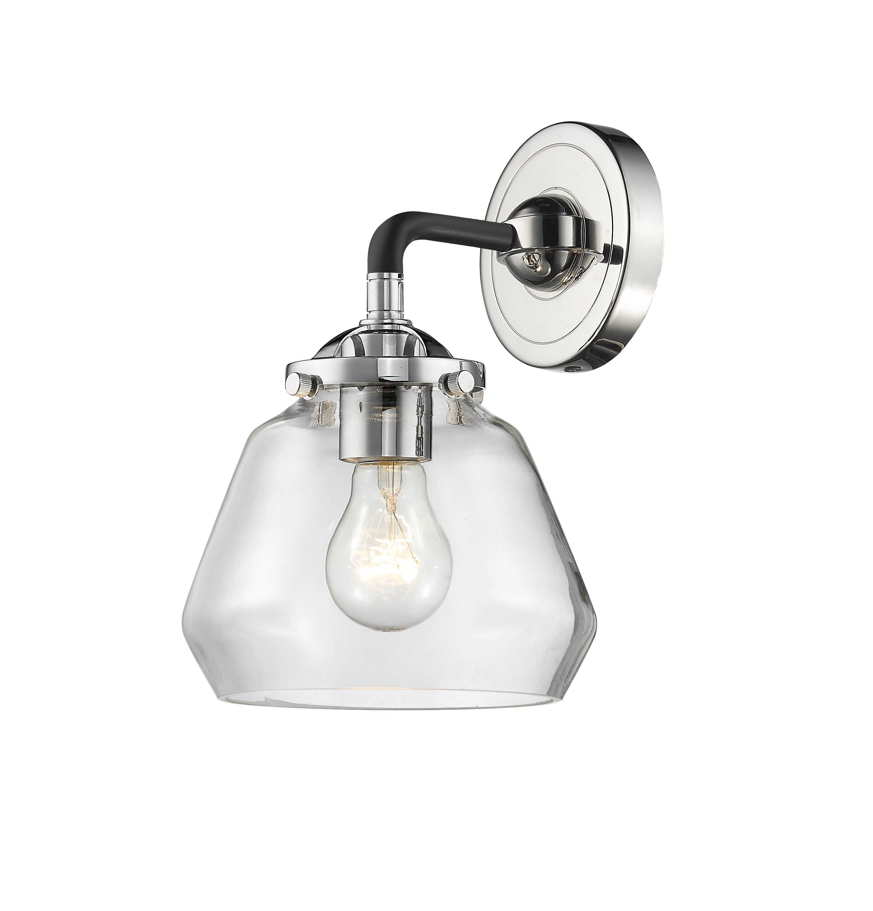 Nouveau Sconce Cast Brass 12 Inch Height