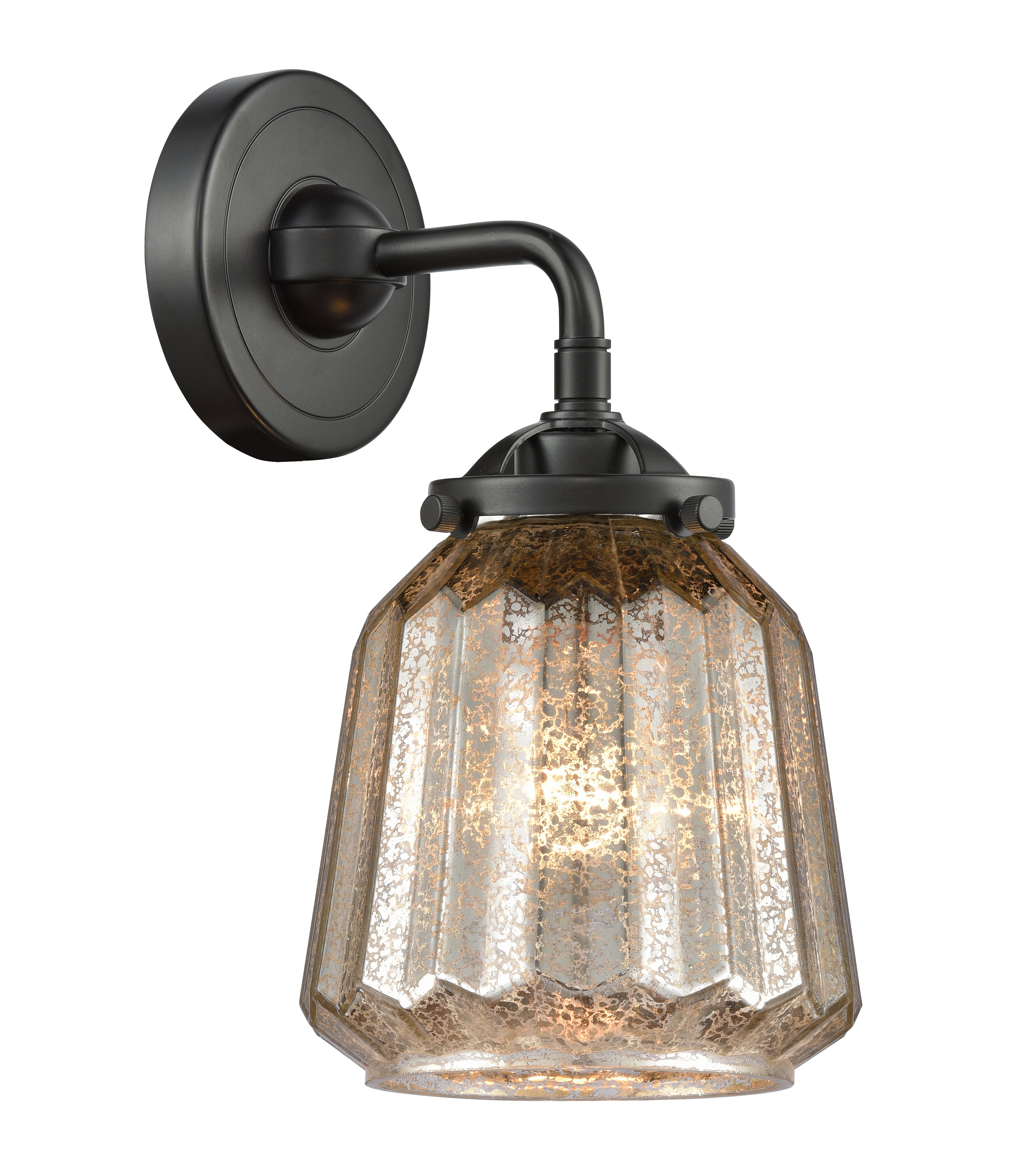 Nouveau Sconce Cast Brass 11.25 Height