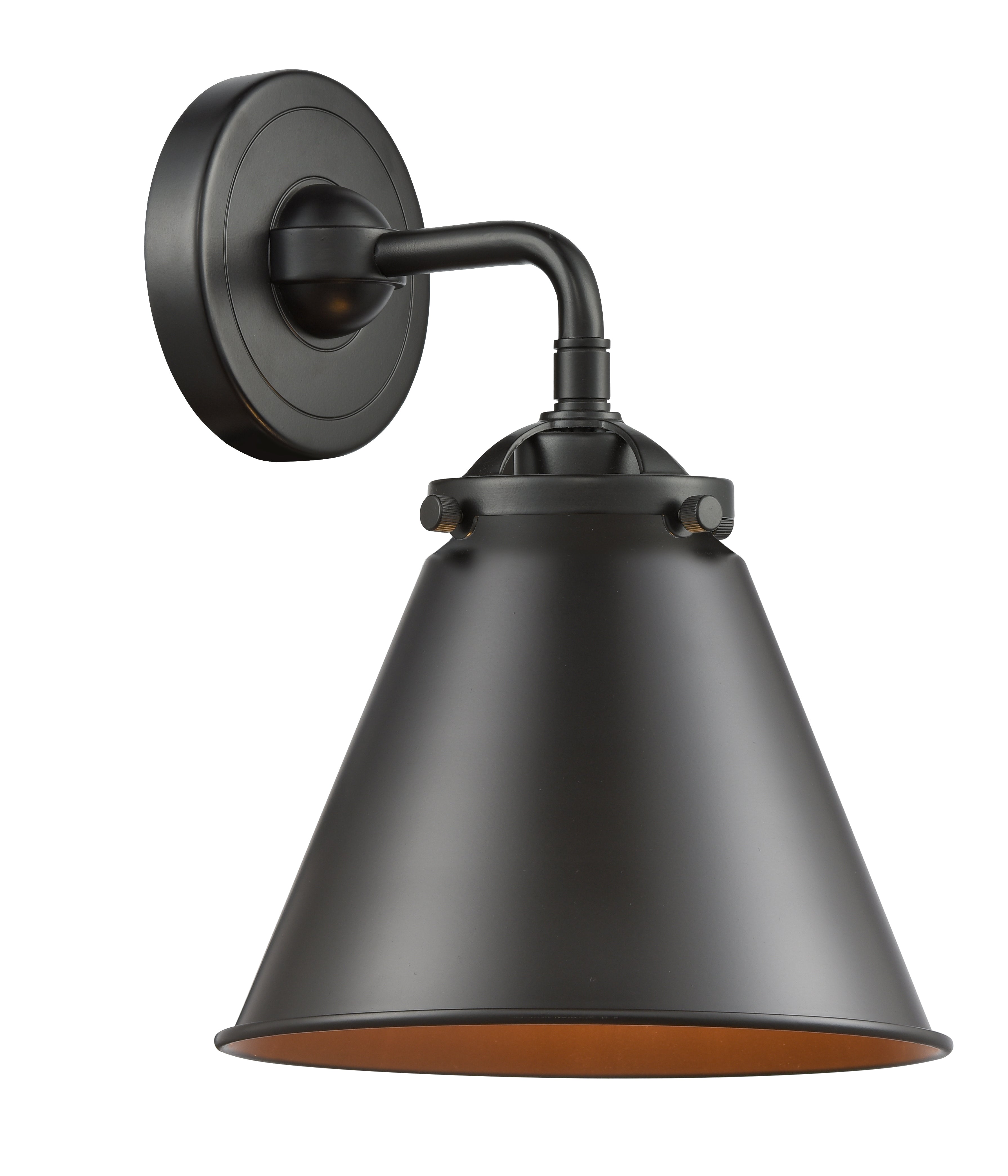 Nouveau Sconce Cast Brass 9 Inch