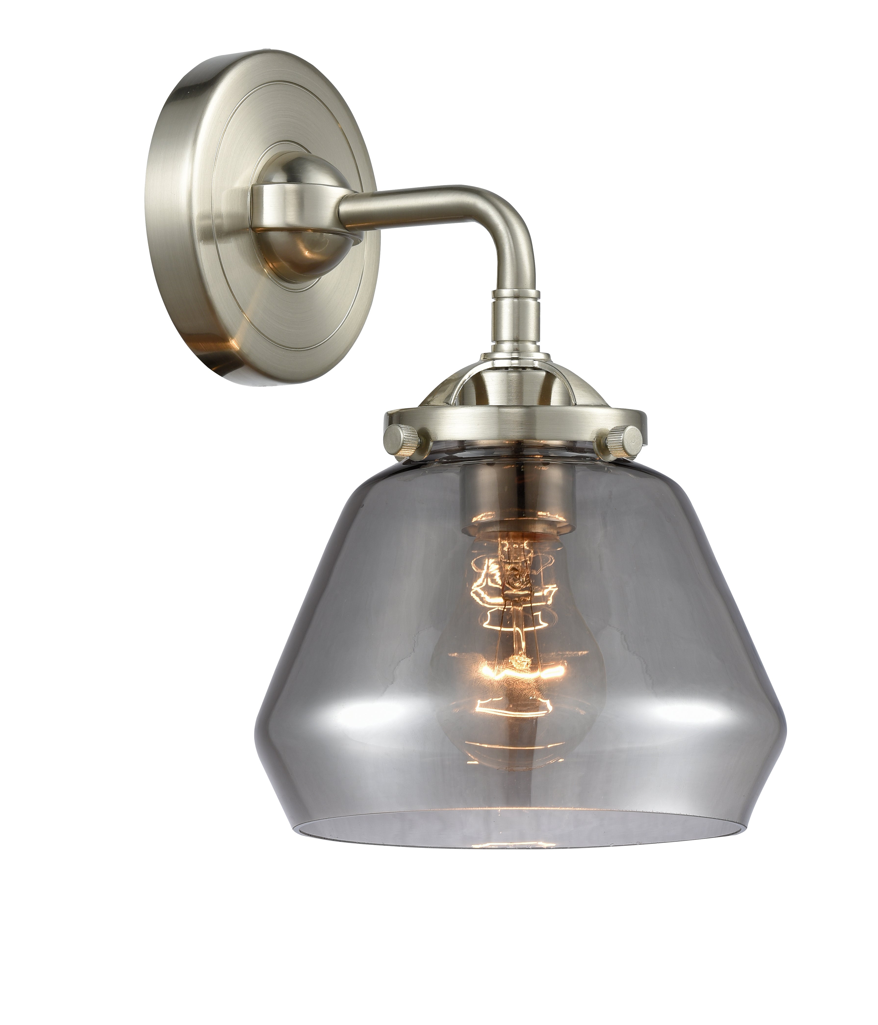Nouveau Sconce Cast Brass 12 Inch Height