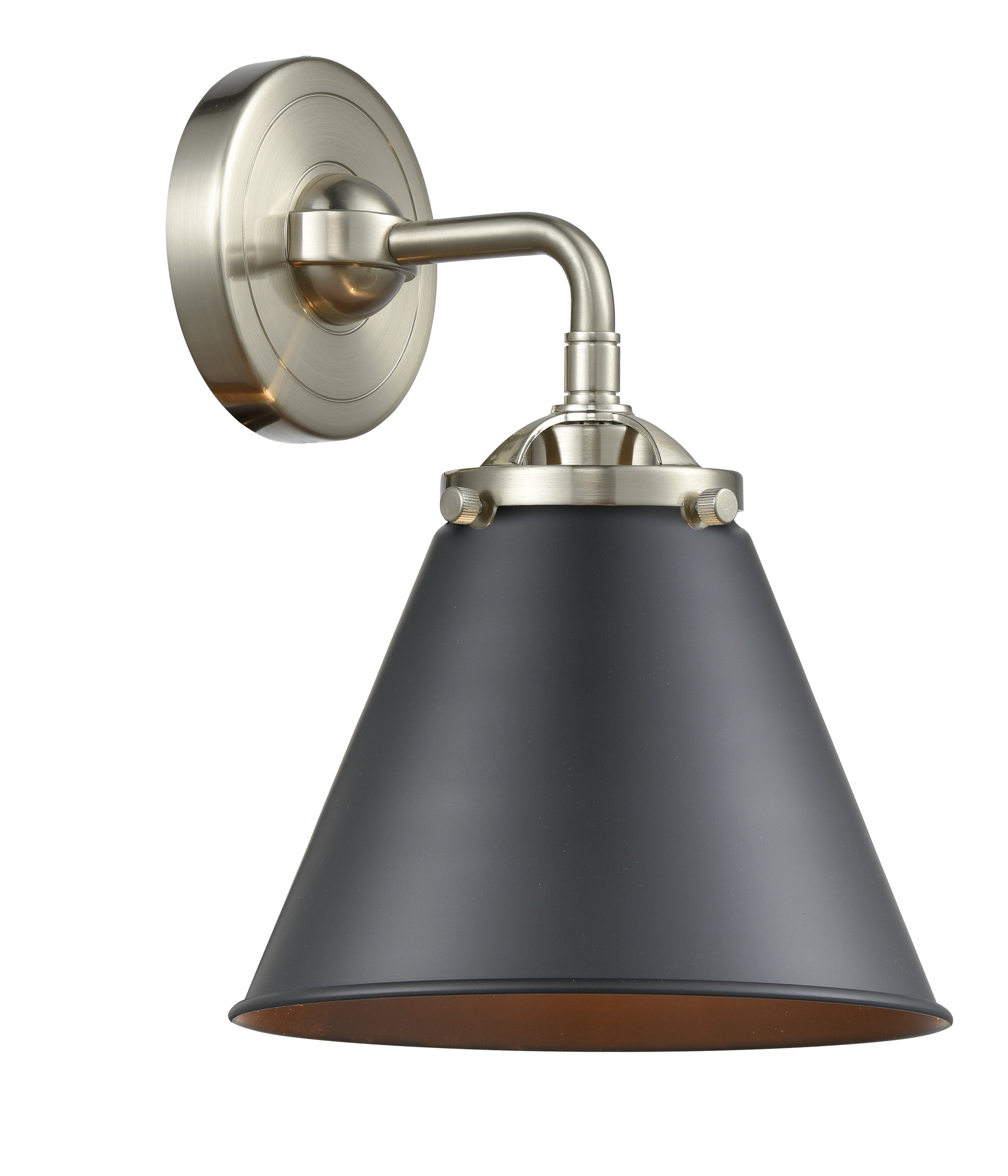 Nouveau Sconce Cast Brass 9 Inch