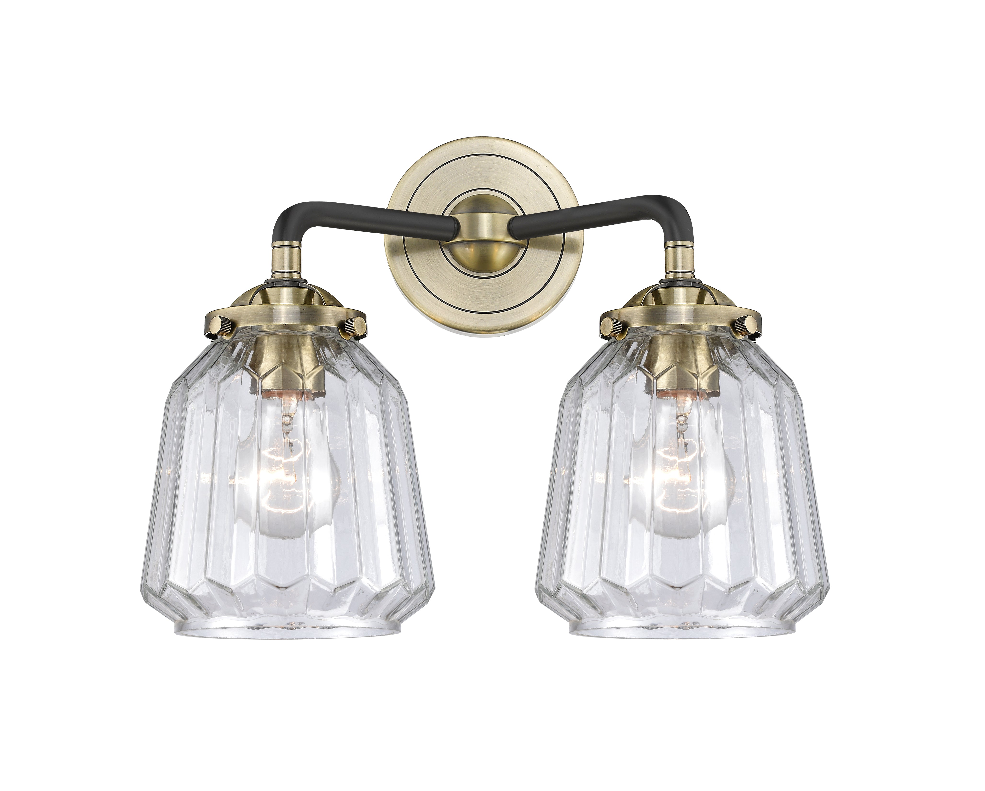 Nouveau Bath Vanity Light Cast Brass