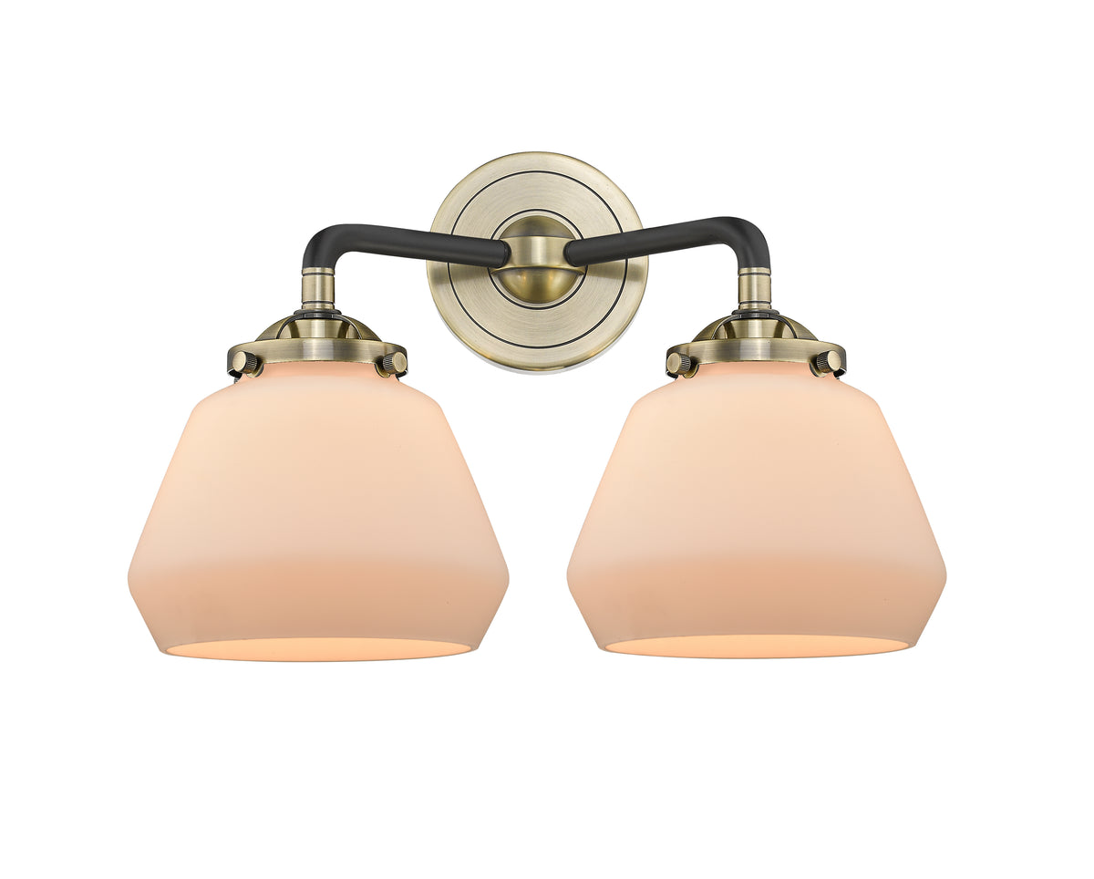 Fulton 15-Inch 2-Light Bath Vanity Light with LED Bulbs 10.5-Inch High