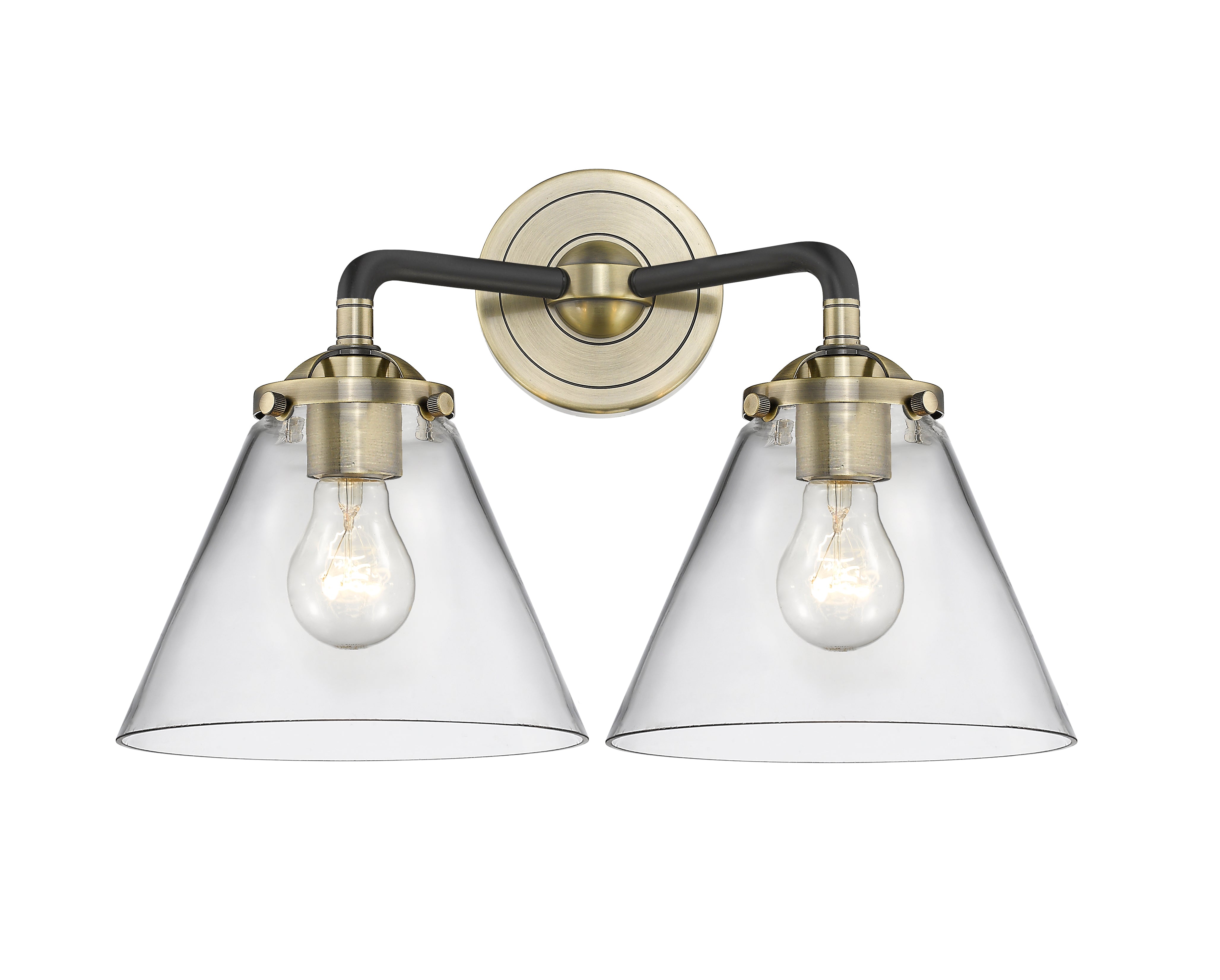 Nouveau Bath Vanity Light Cast Brass