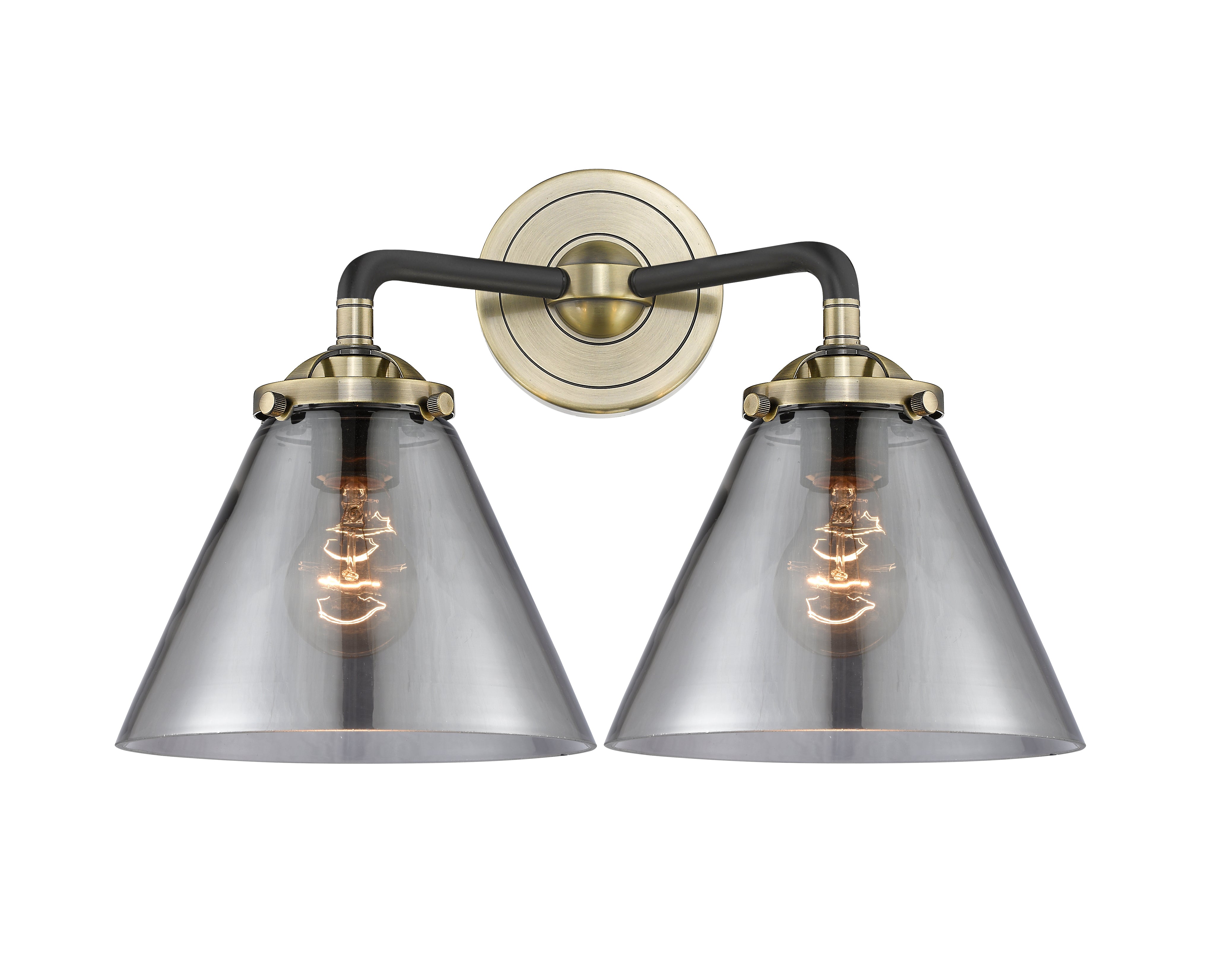 Nouveau Bath Vanity Light Cast Brass