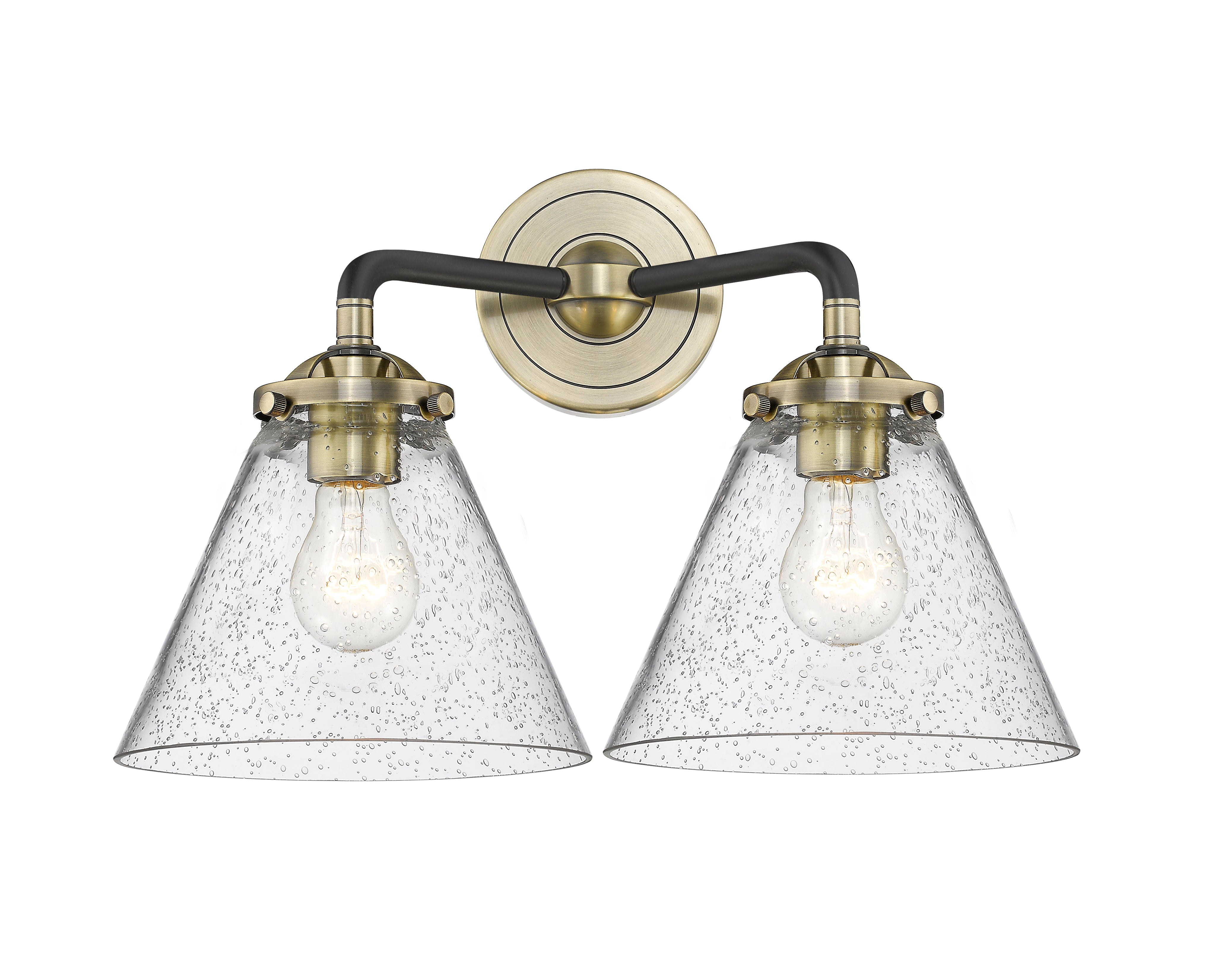 Nouveau Bath Vanity Light Cast Brass