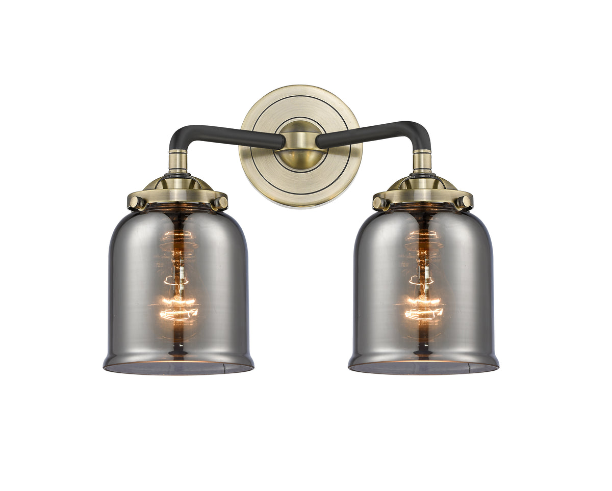 Bell 13-Inch 2-Light Bath Vanity Light with LED Bulbs 11-Inch High