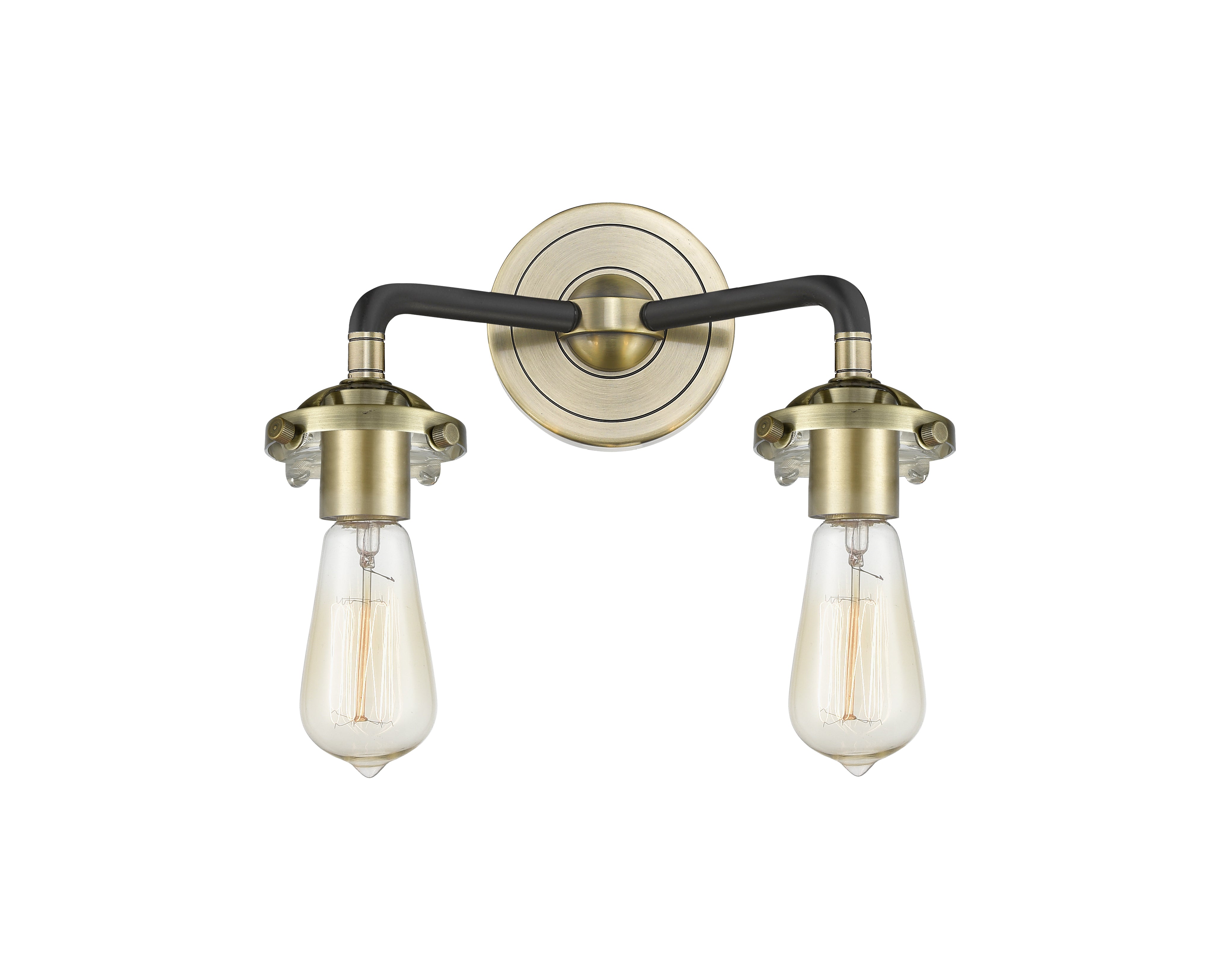 Nouveau Sconce Cast Brass 9 Inch