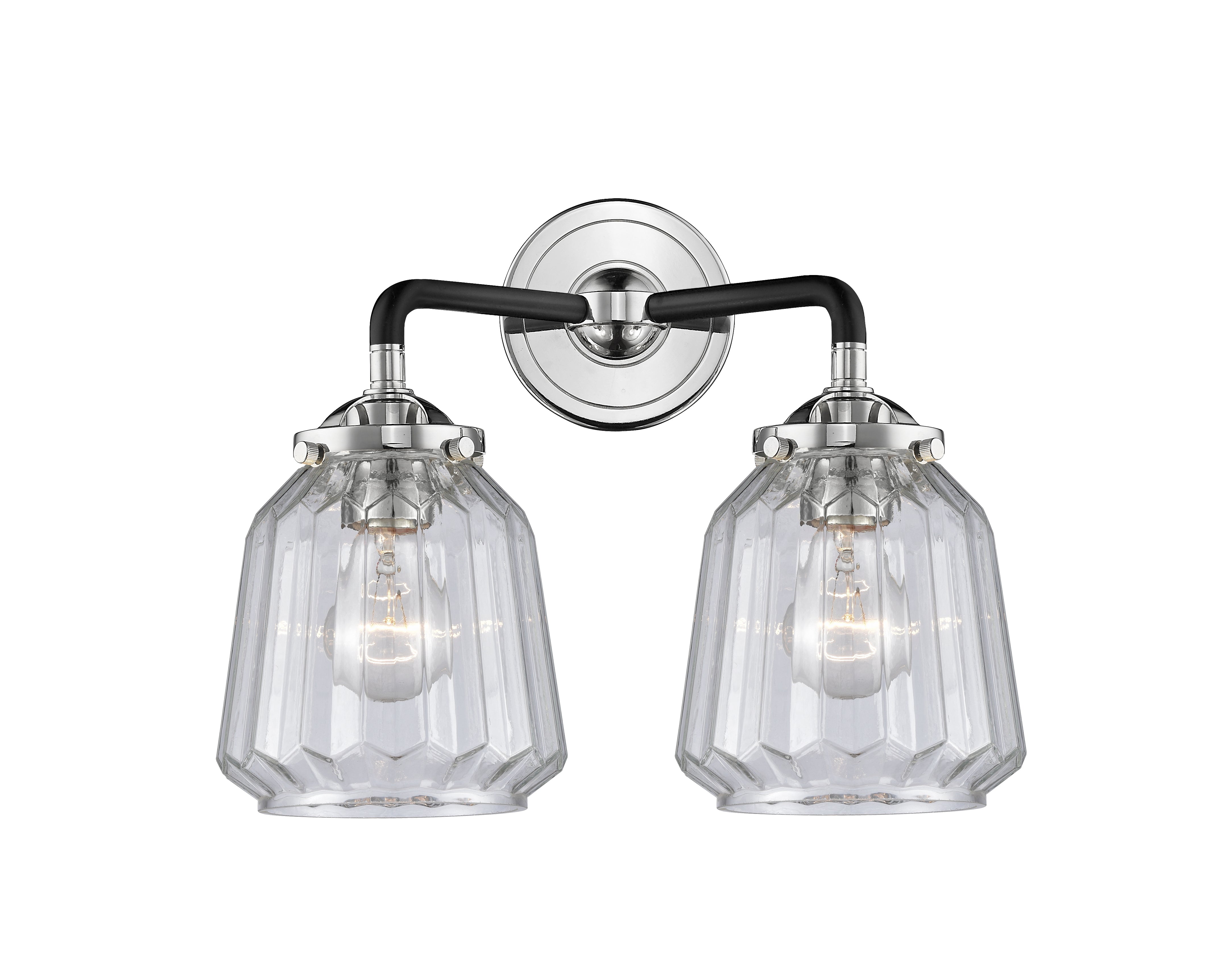 Nouveau Bath Vanity Light Cast Brass