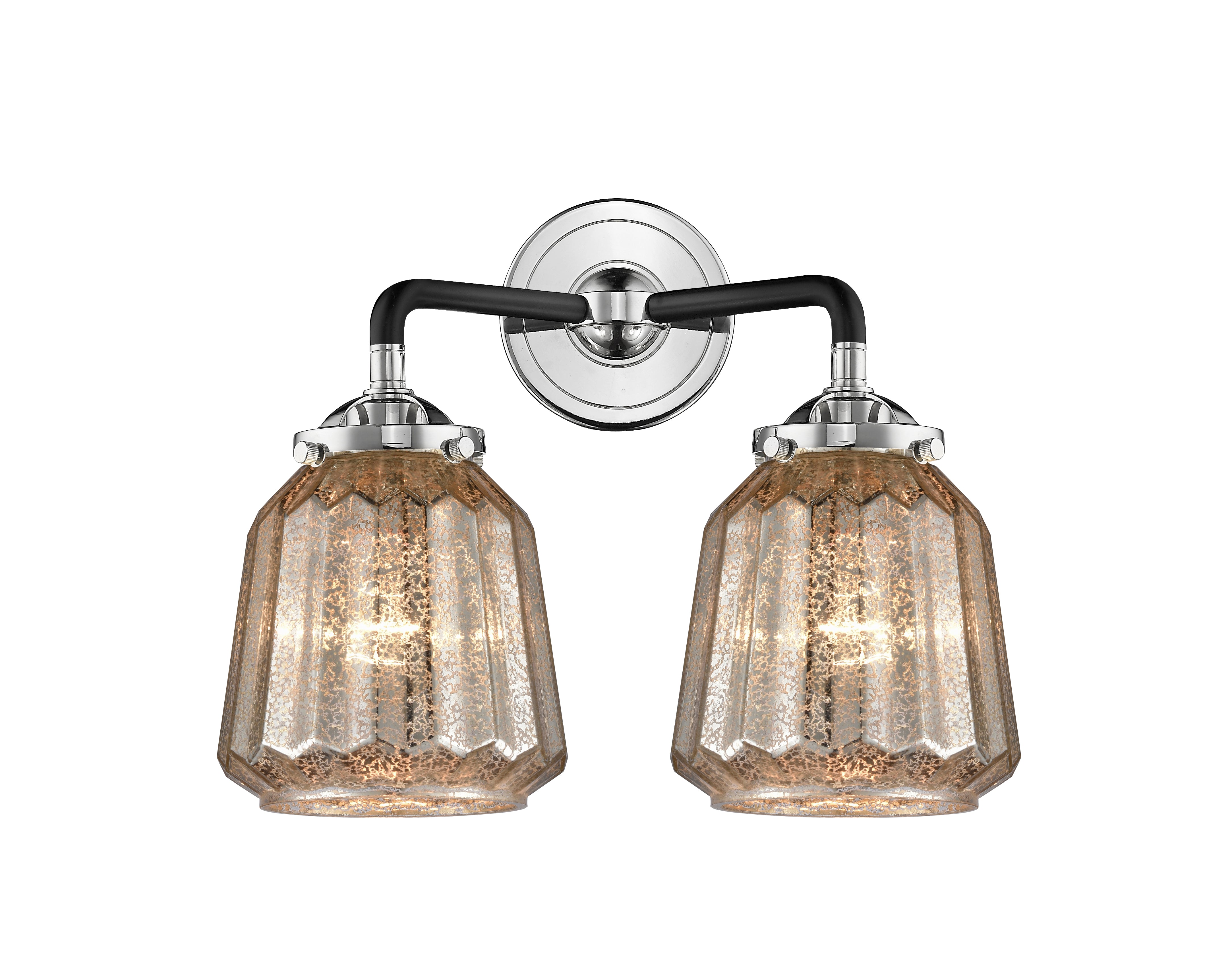 Nouveau Bath Vanity Light Cast Brass
