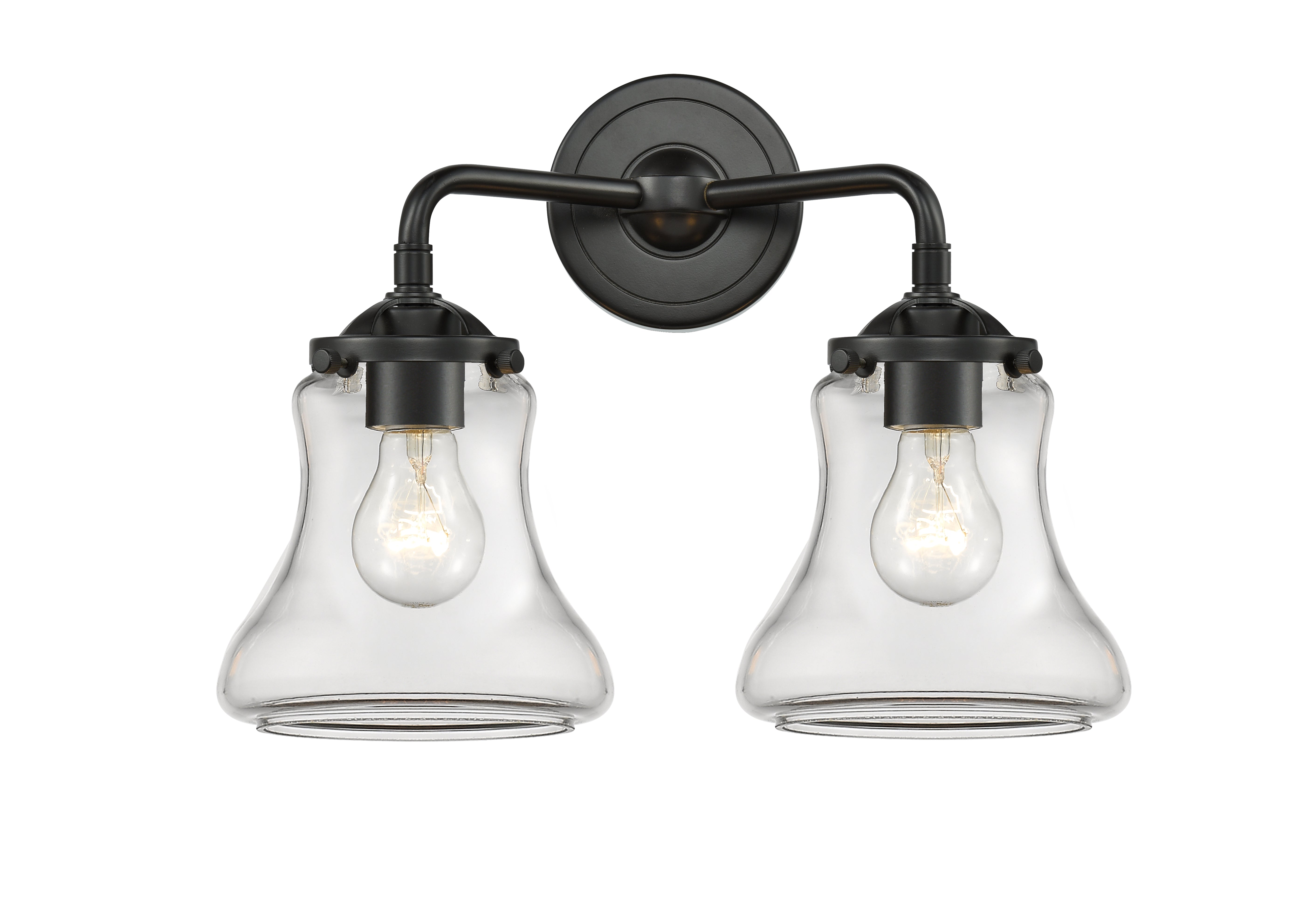 Nouveau Bath Vanity Light Cast Brass Steel