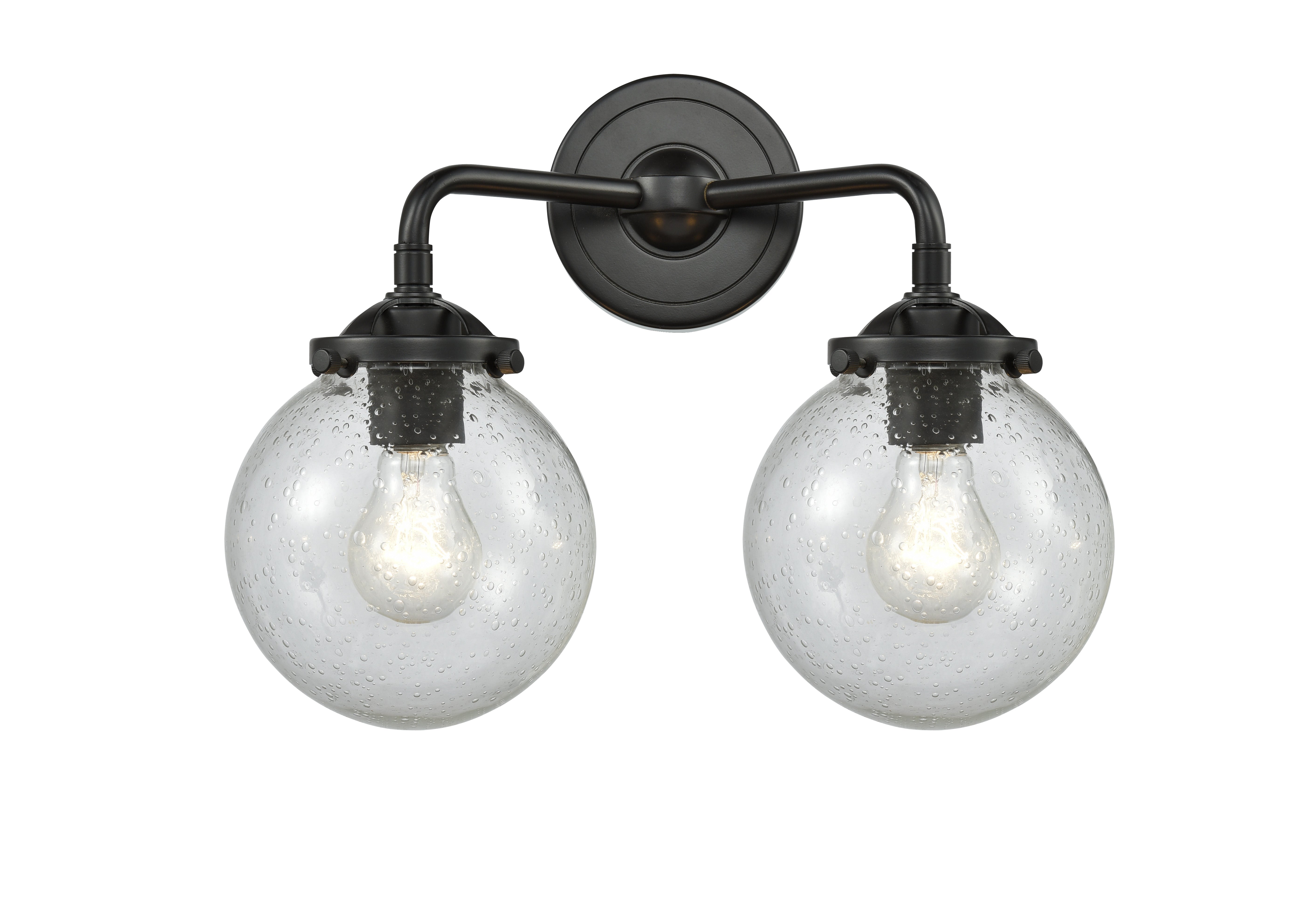 Nouveau Bath Vanity Light Cast Brass 14 Inch