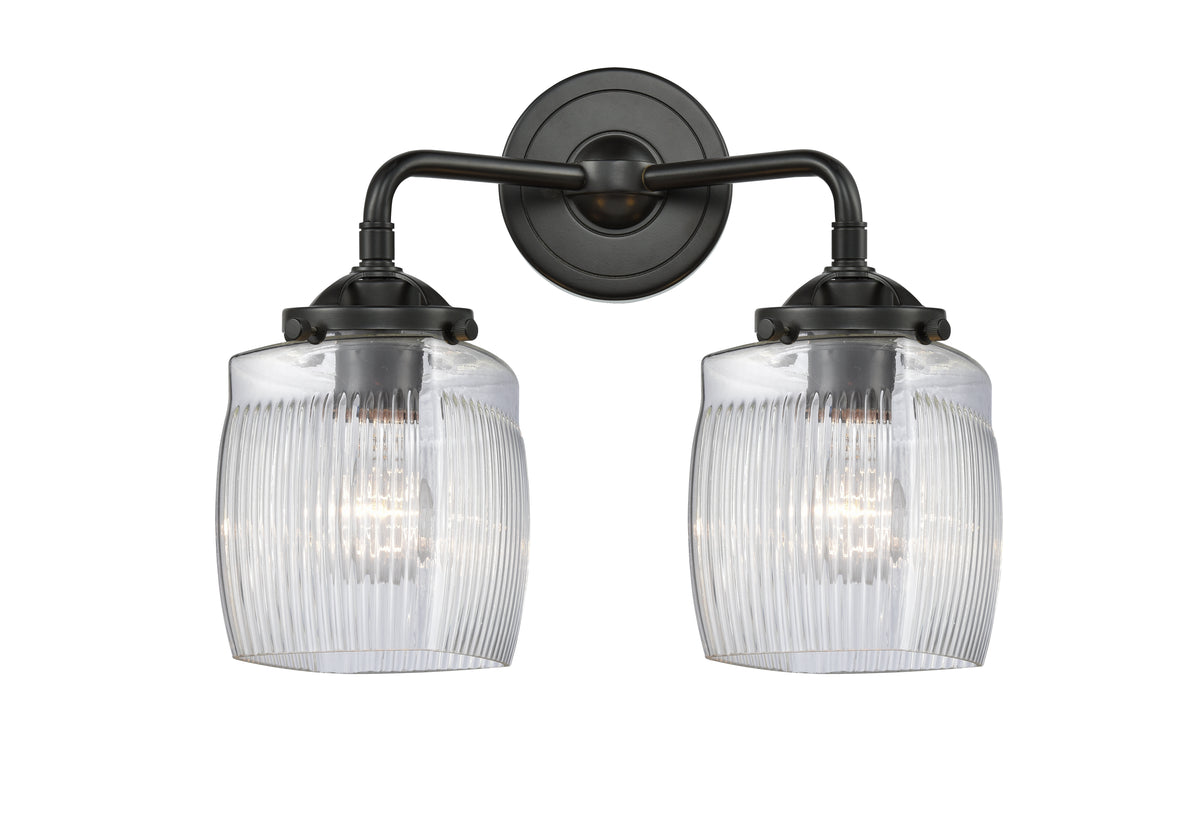 Colton 14-Inch 2-Light Bath Vanity Light with LED Bulbs 11.25-Inch High