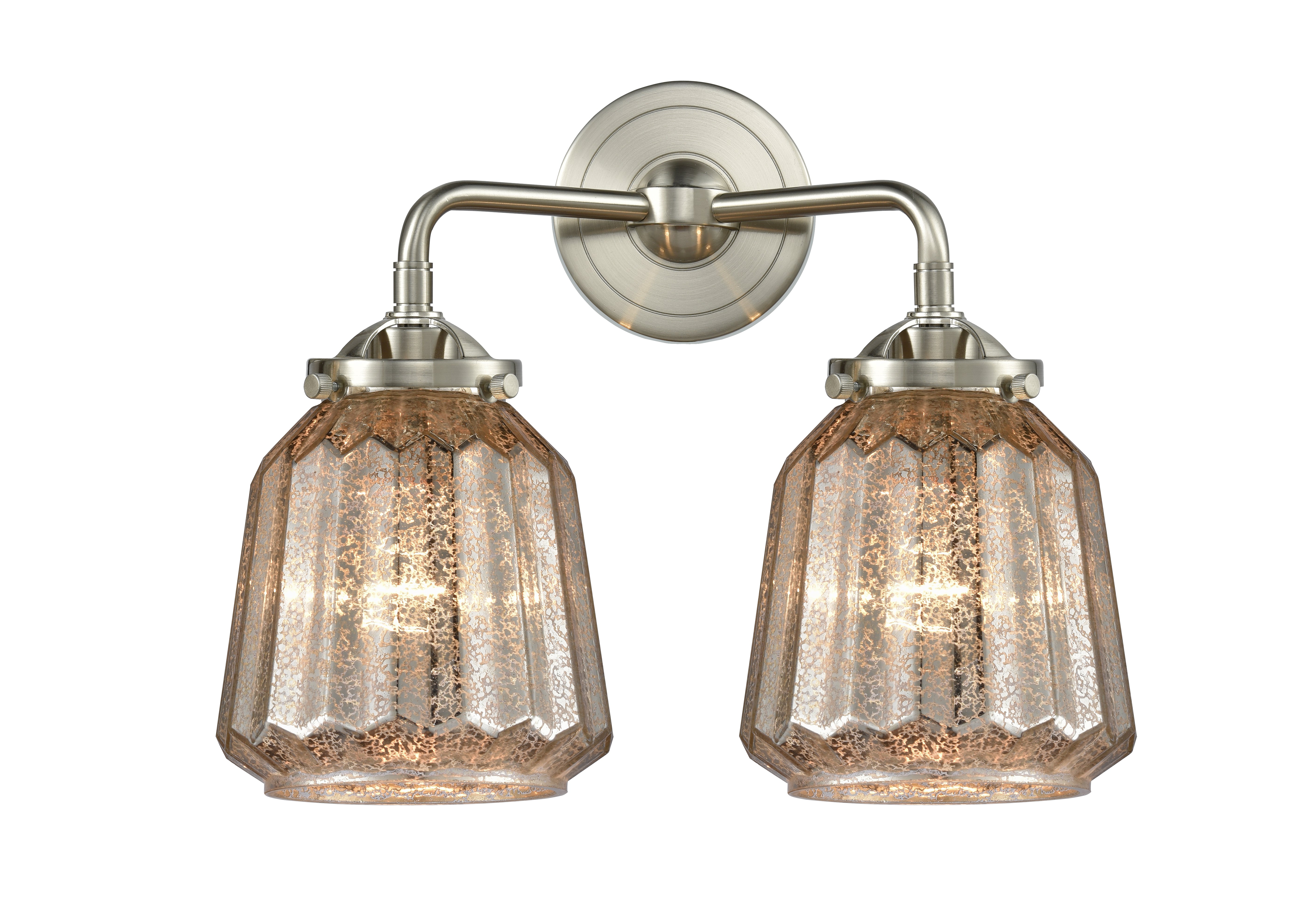 Nouveau Bath Vanity Light Cast Brass