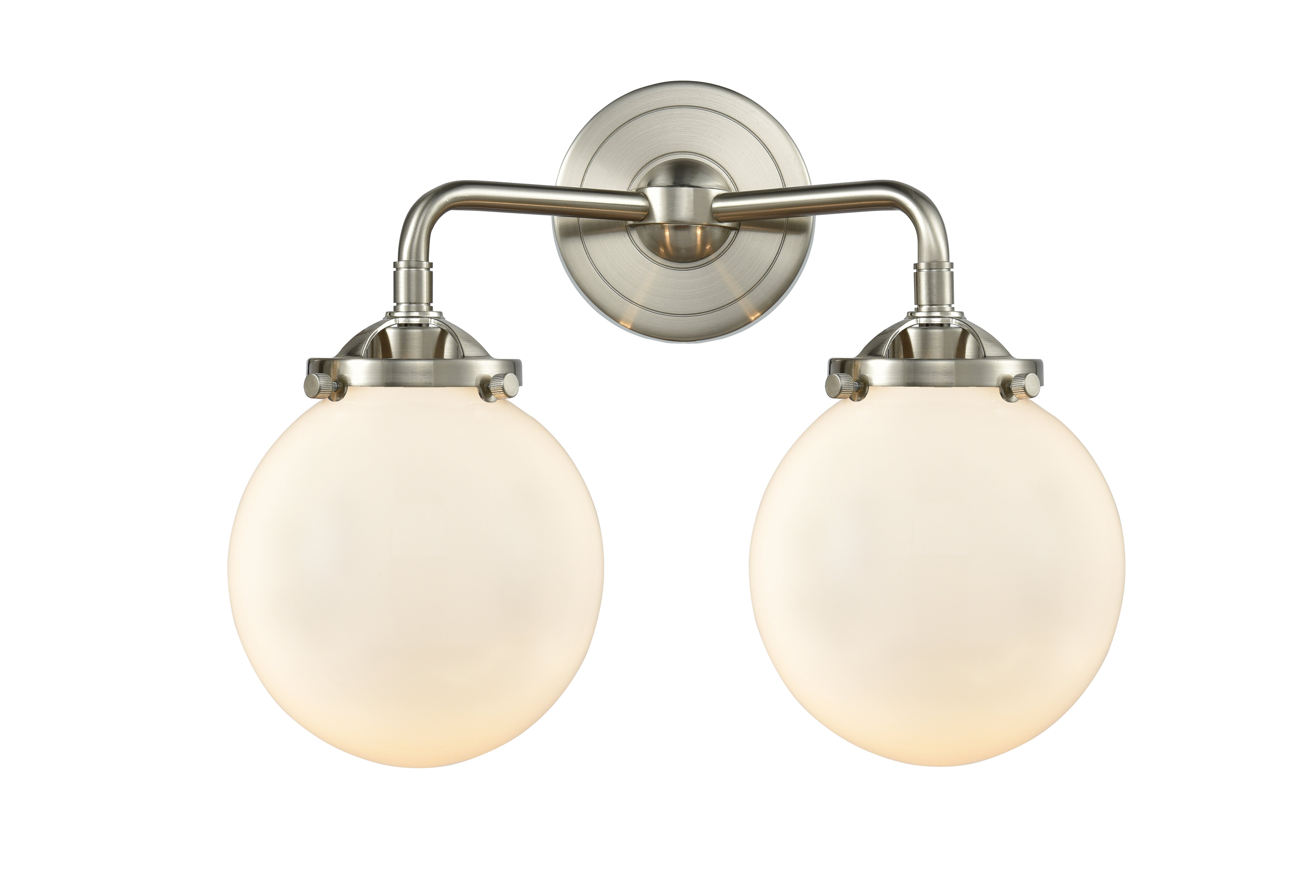 Nouveau Bath Vanity Light Cast Brass 14 Inch