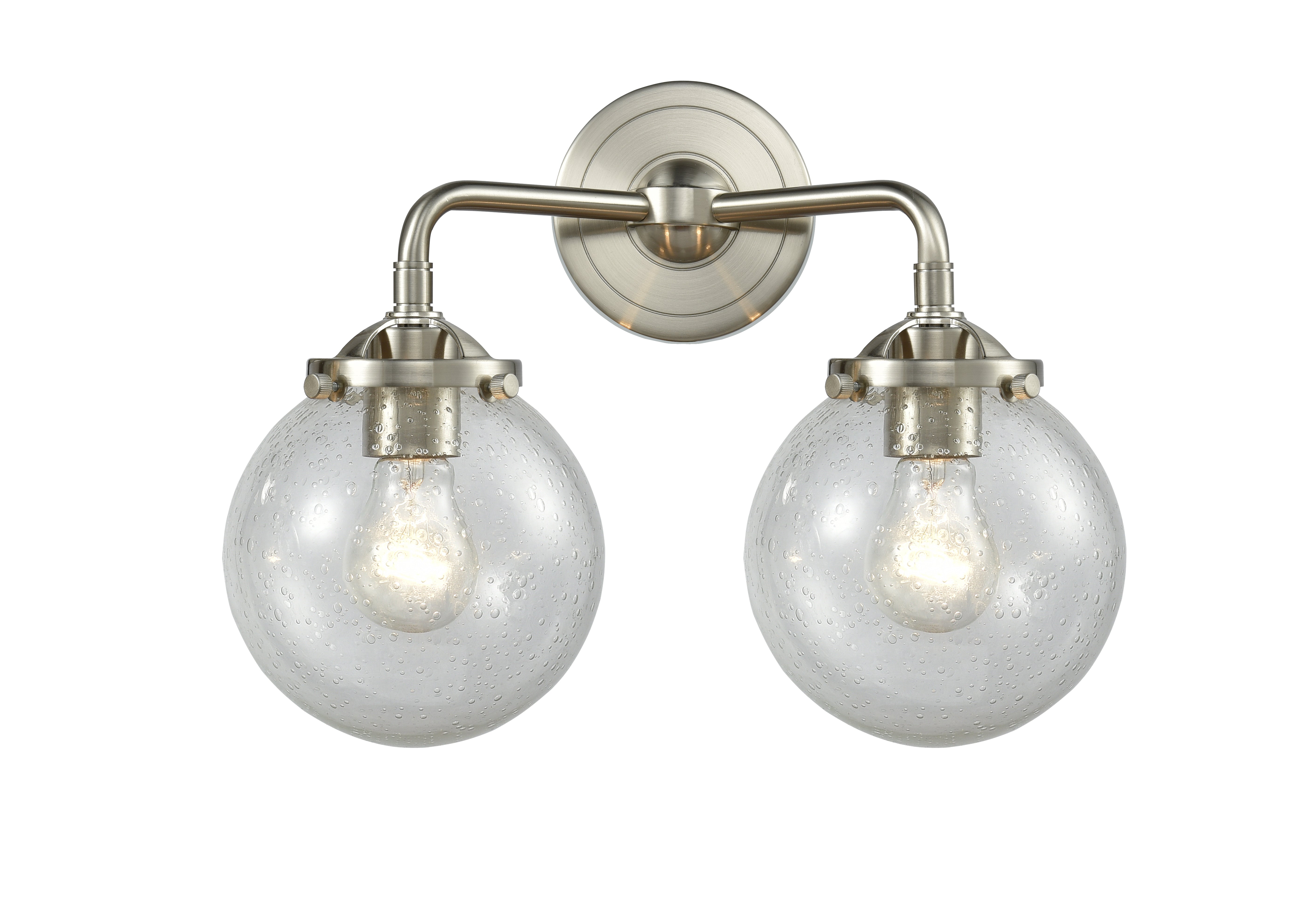 Nouveau Bath Vanity Light Cast Brass 11 Inch