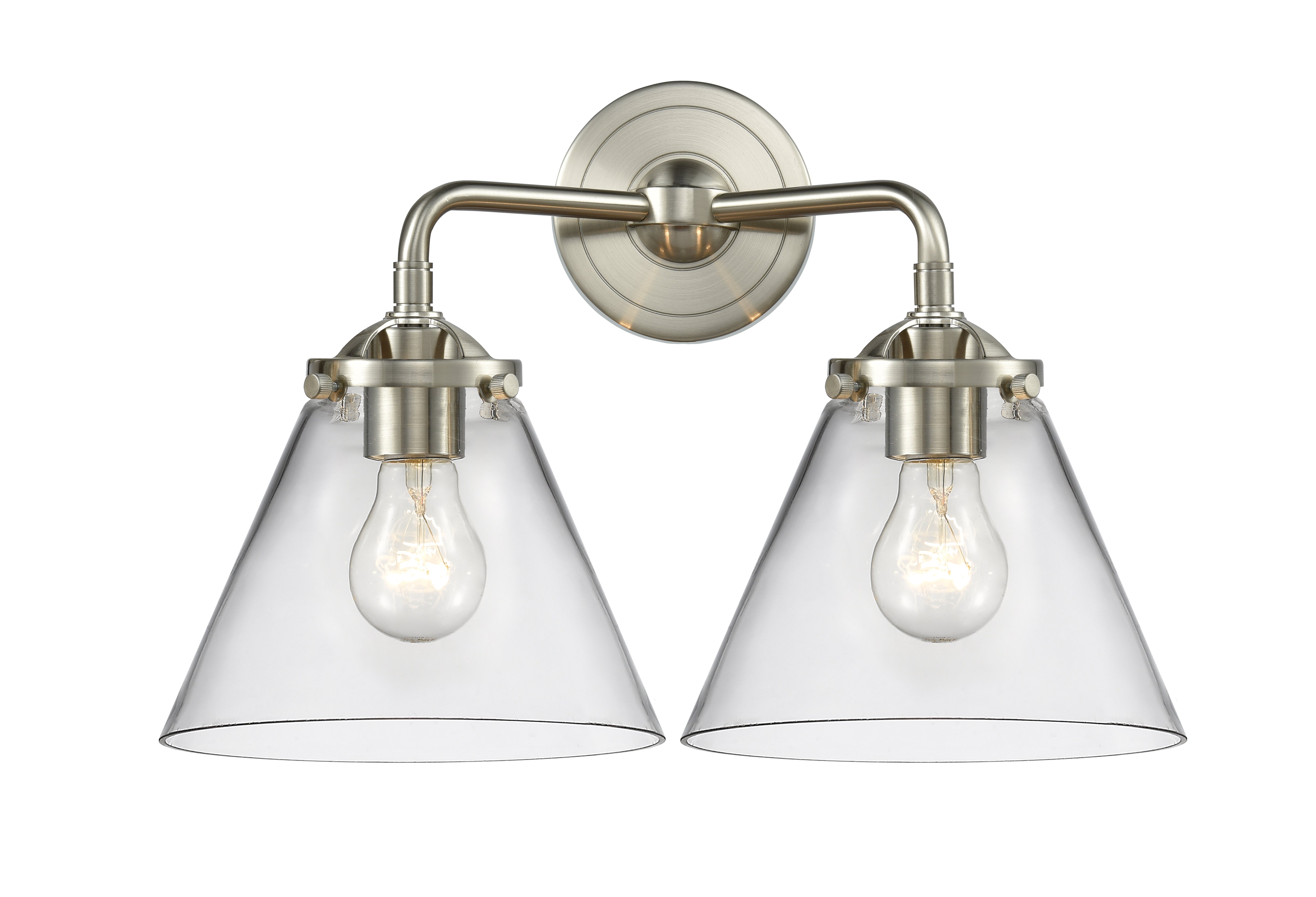 Nouveau Bath Vanity Light Cast Brass