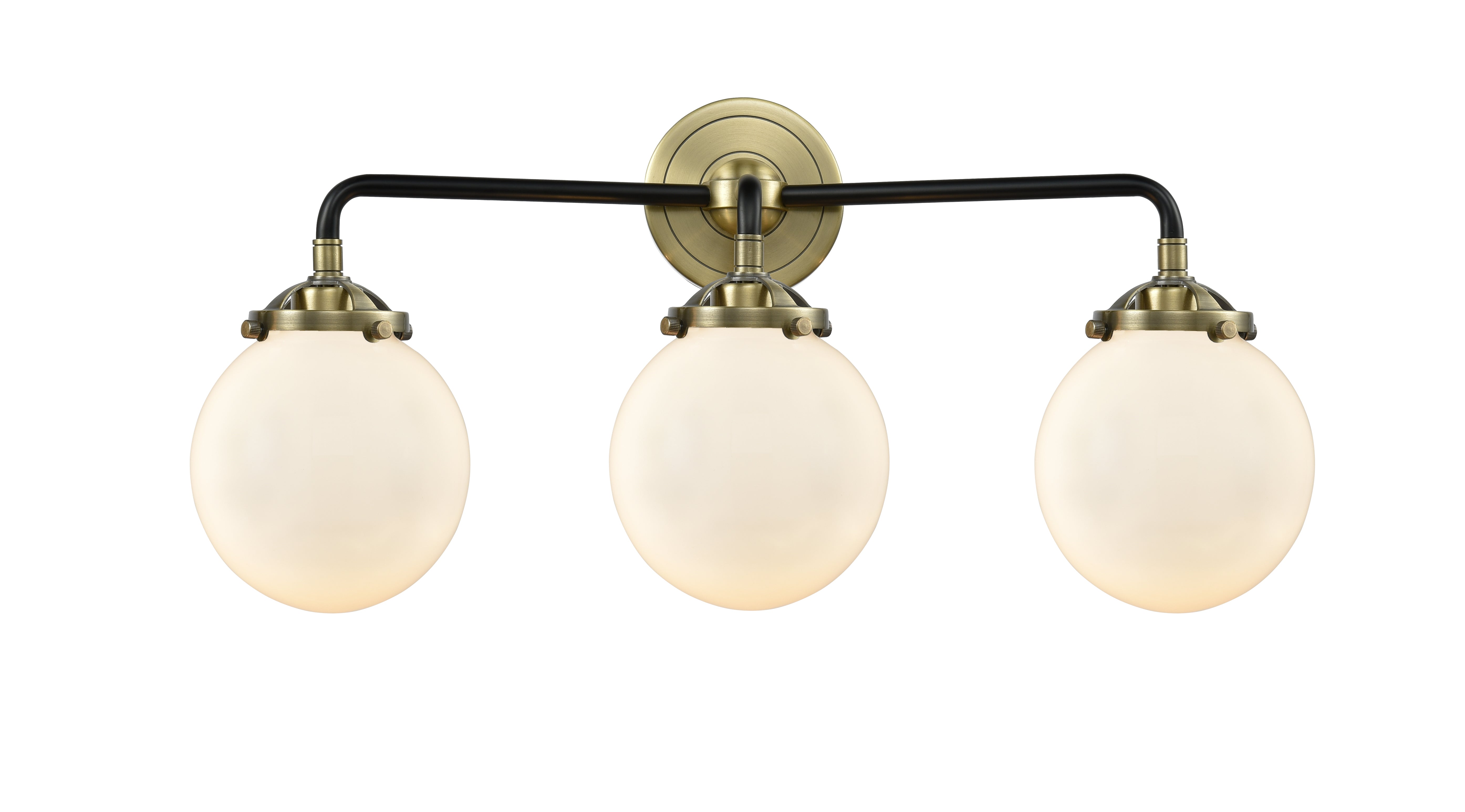 Nouveau Bath Vanity Light Cast Brass