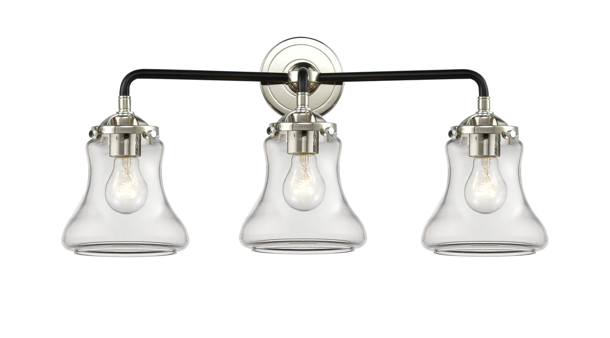Bellmont 24-Inch 3-Light Bath Vanity Light with LED Bulbs 9.5-Inch High