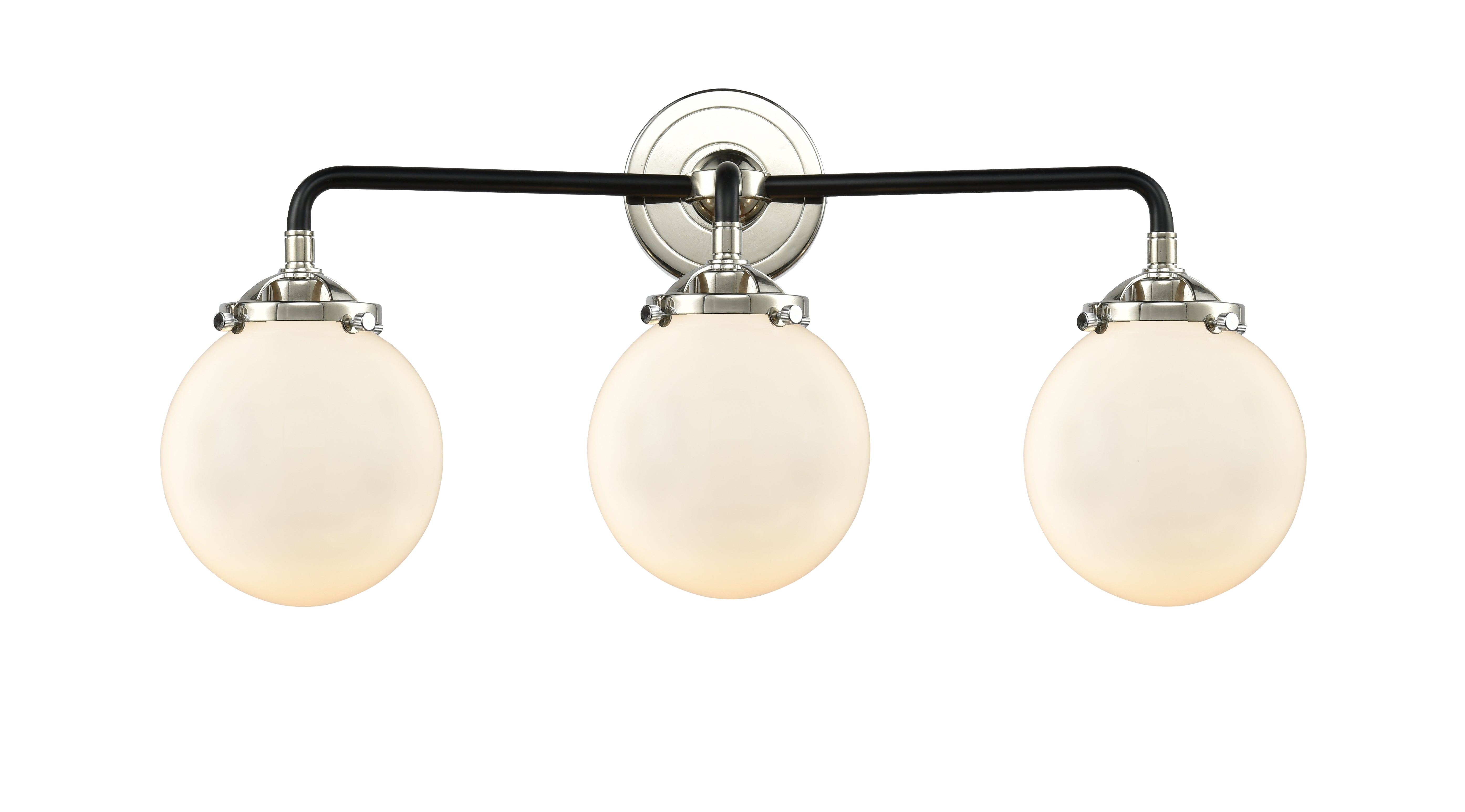 Nouveau Bath Vanity Light Cast Brass Steel