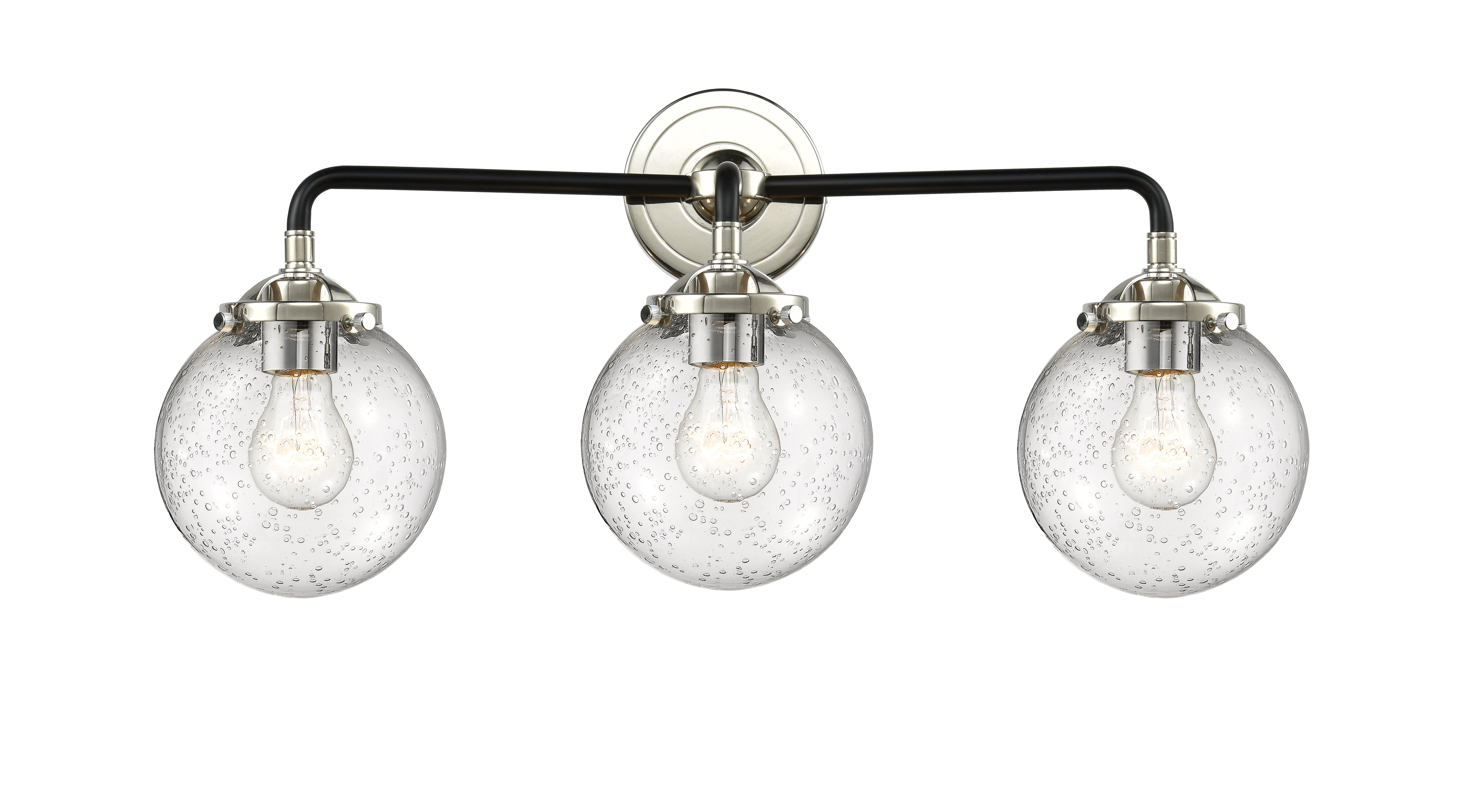 Nouveau Bath Vanity Light Cast Brass
