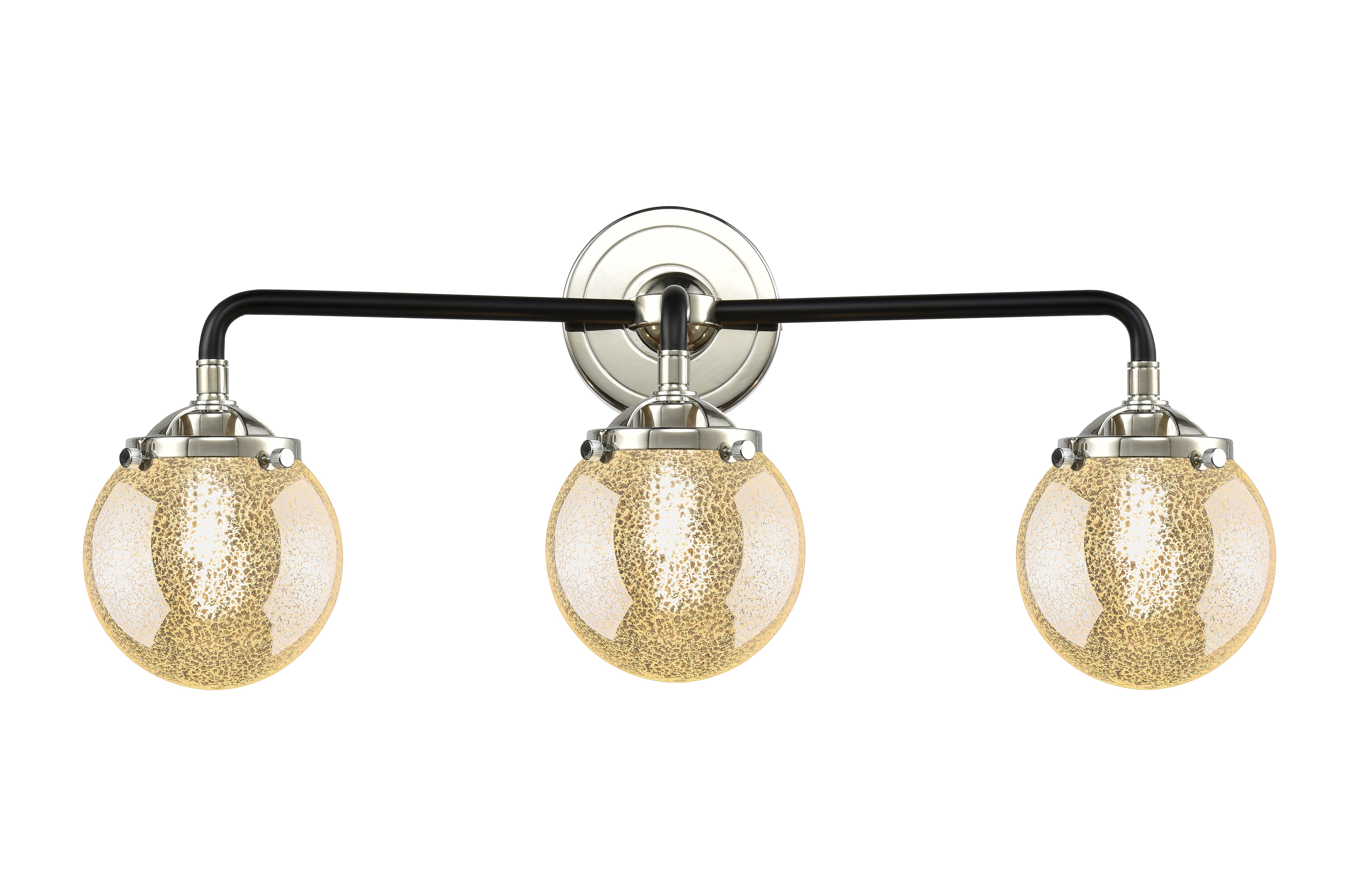 Nouveau Bath Vanity Light Cast Brass