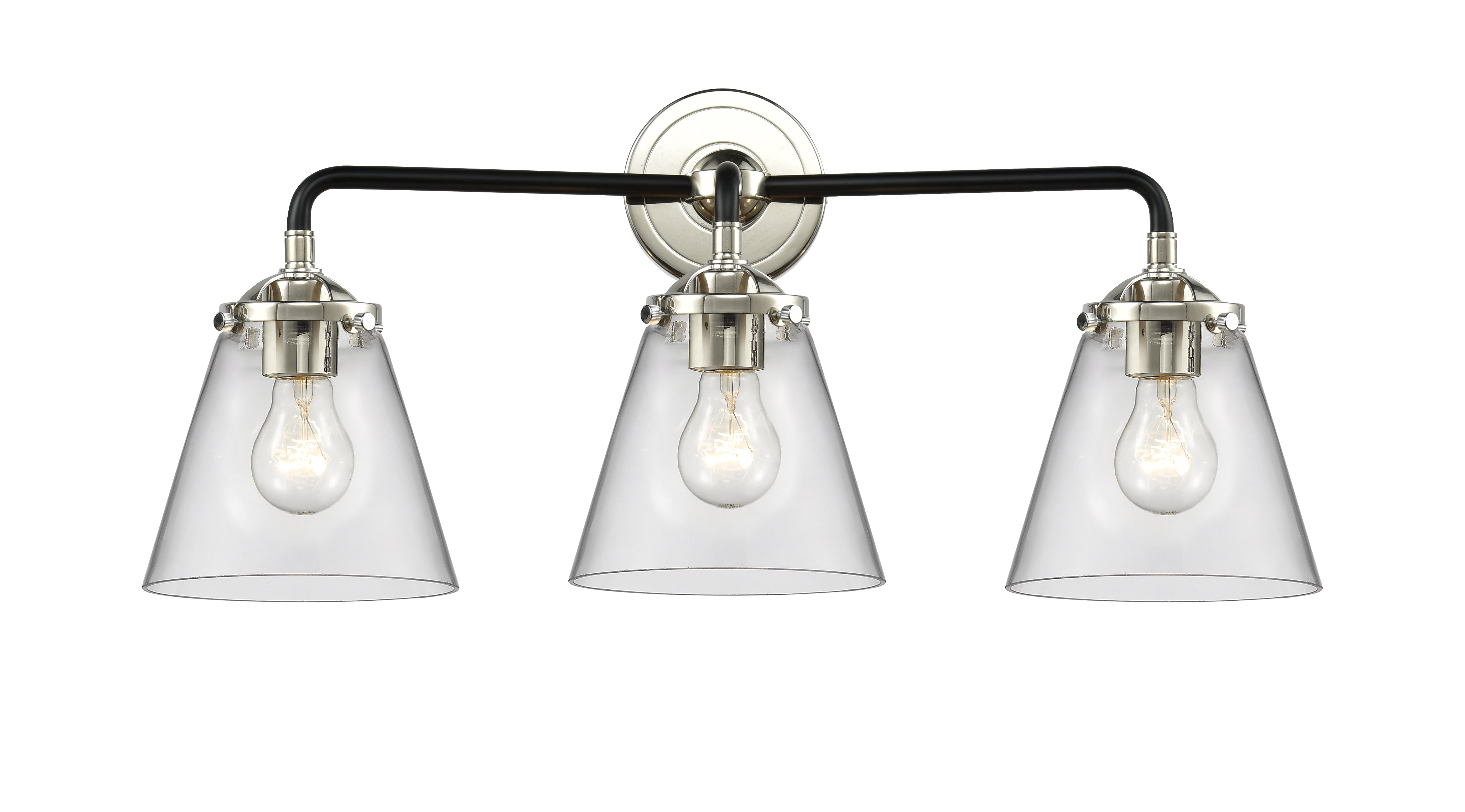 Nouveau Bath Vanity Light Cast Brass