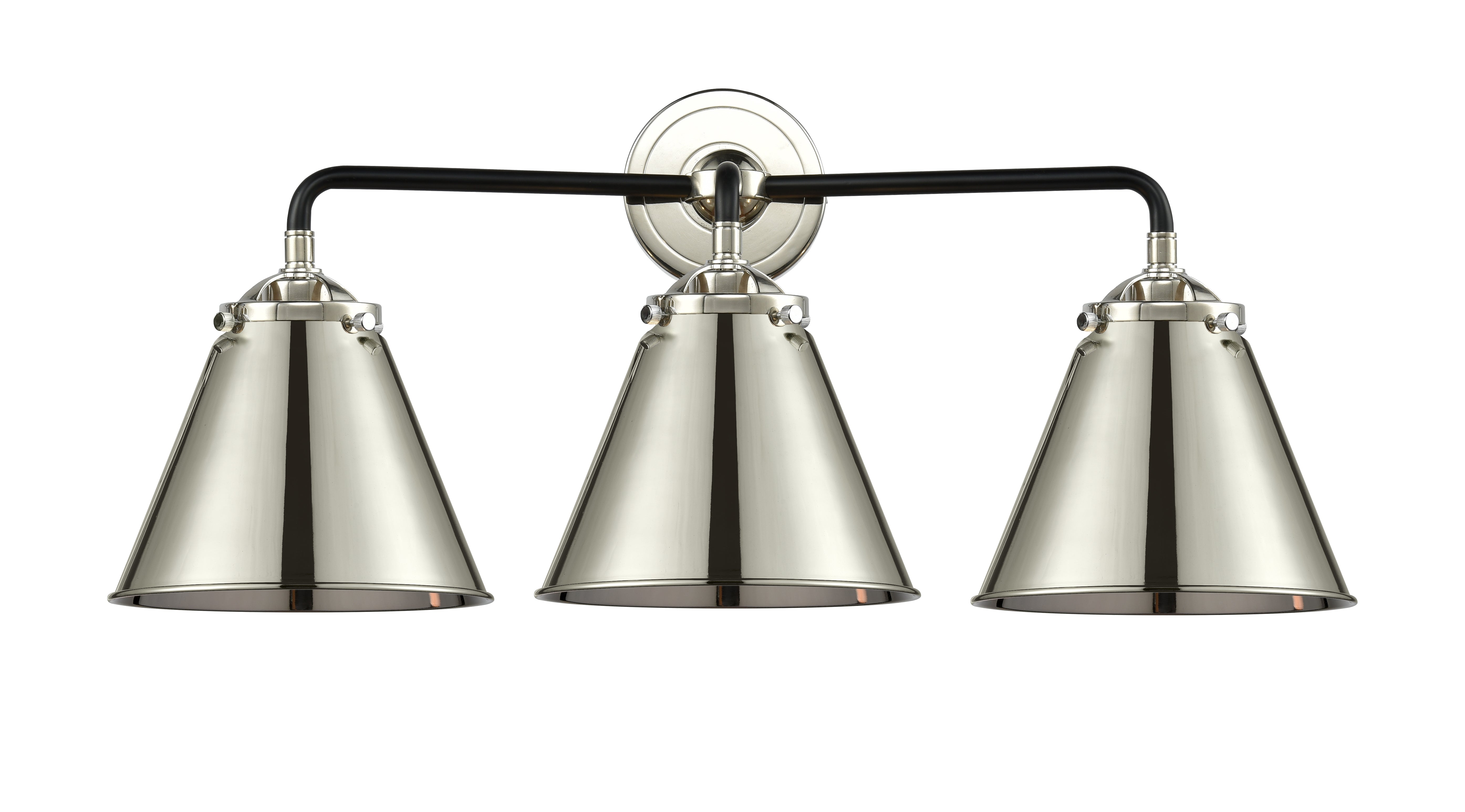 Nouveau Bath Vanity Light Cast Brass Steel