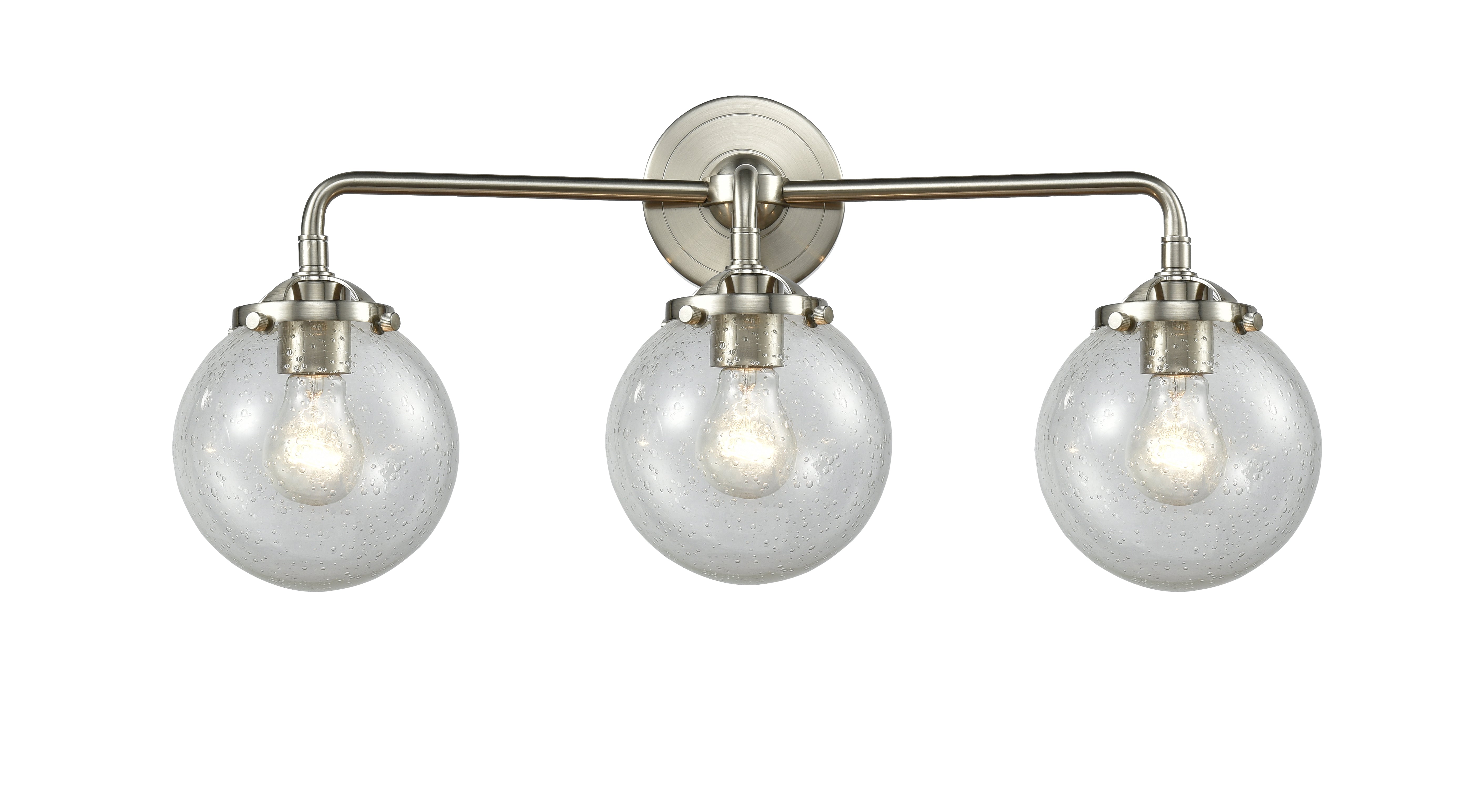 Nouveau Bath Vanity Light Cast Brass Steel