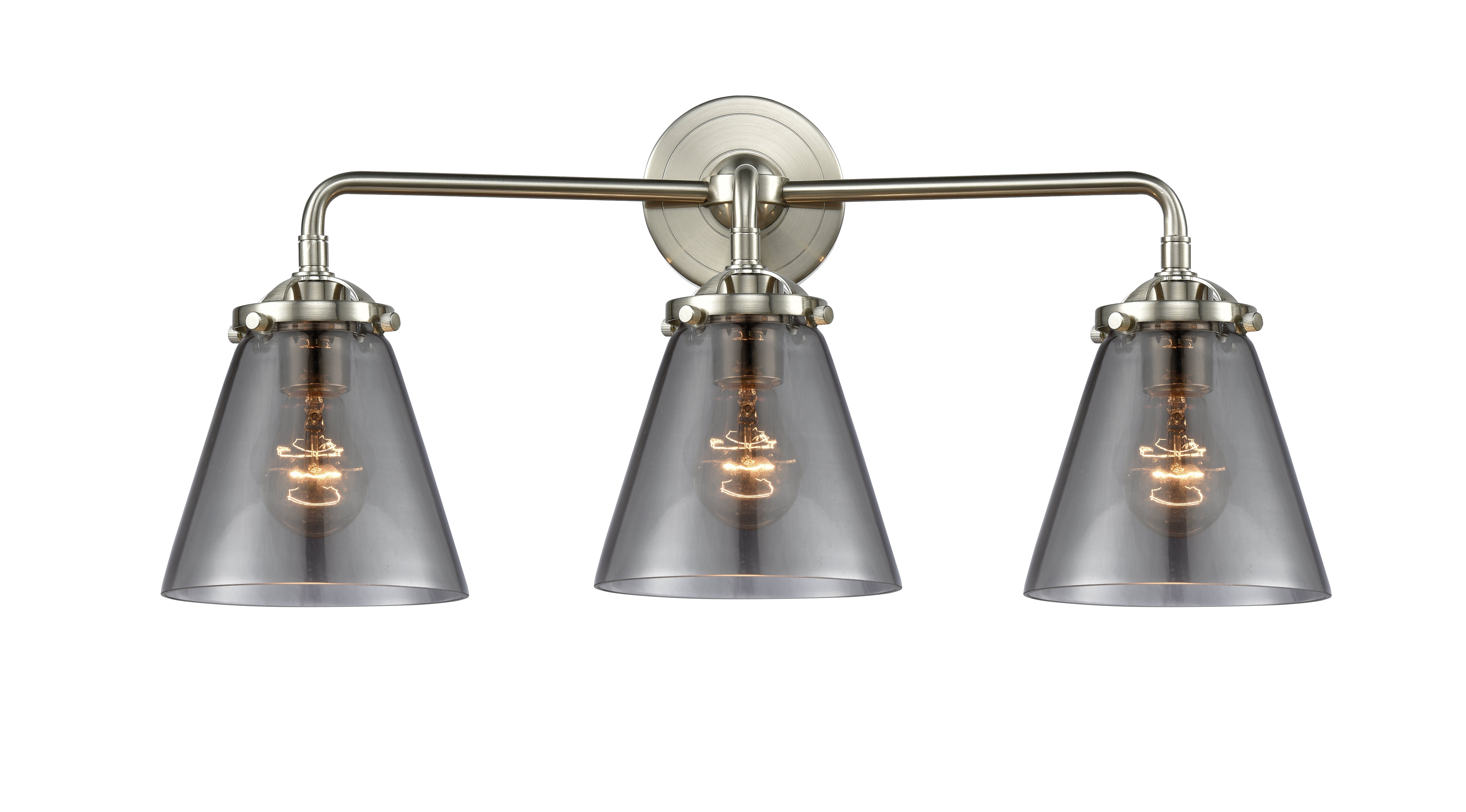 Nouveau Bath Vanity Light Cast Brass