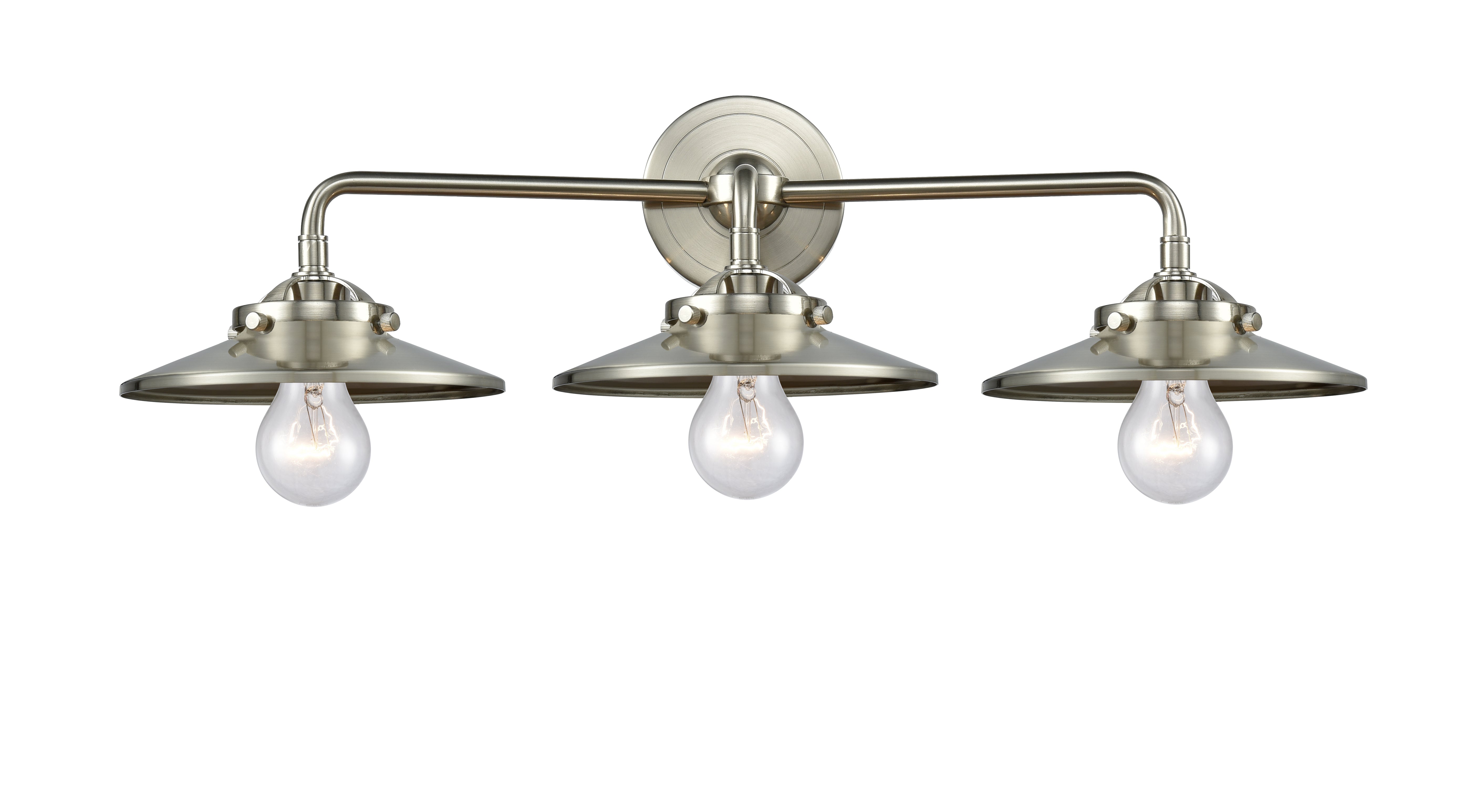 Nouveau Bath Vanity Light Cast Brass 26 Inch