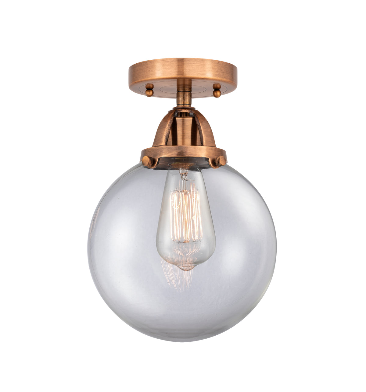 Beacon 8-Inch 1-Light Semi-Flush Mount 11.25-Inch High