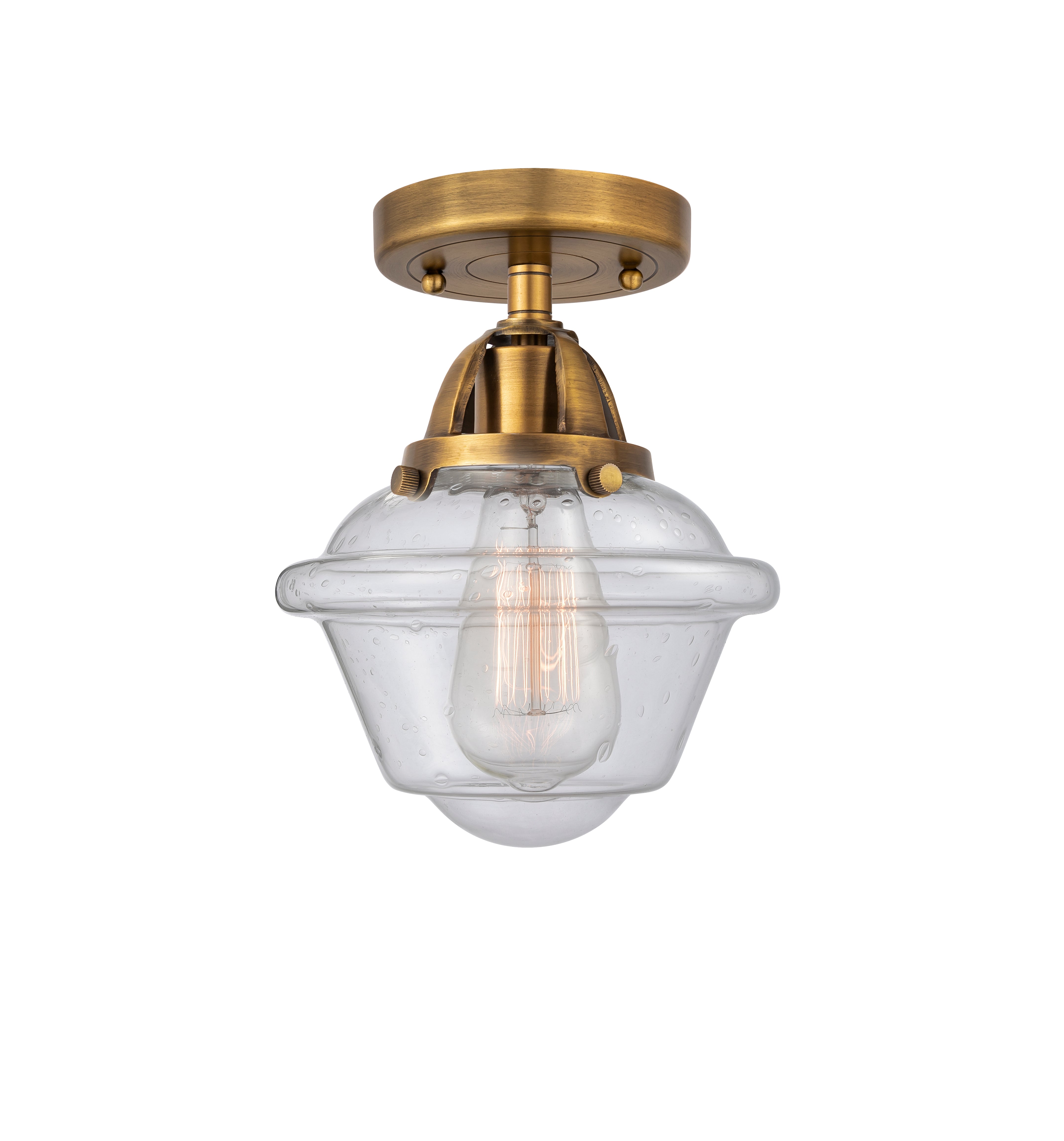 Nouveau Semi-Flush Mount Brushed Nickel