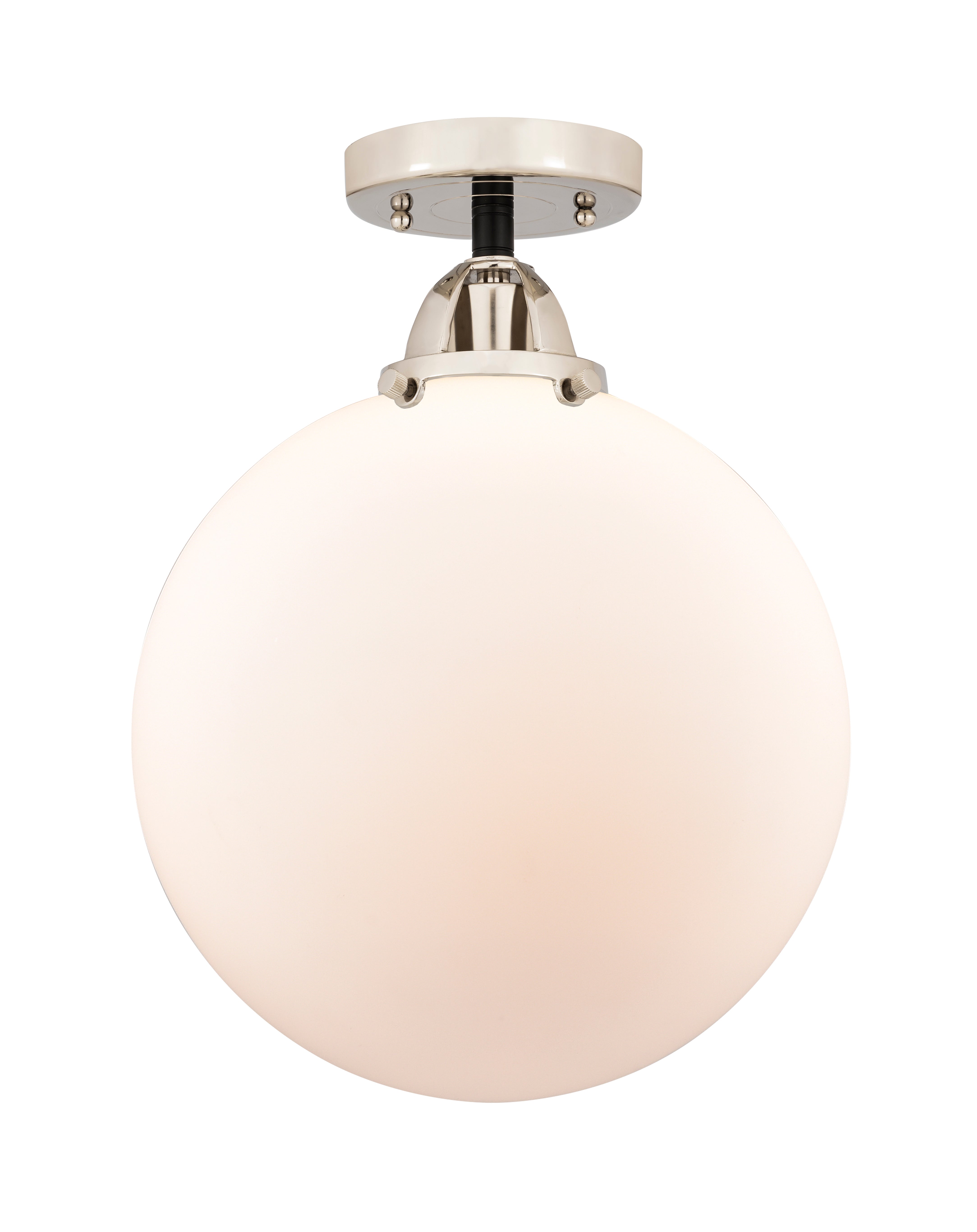 Nouveau Semi-Flush Mount Brushed Nickel