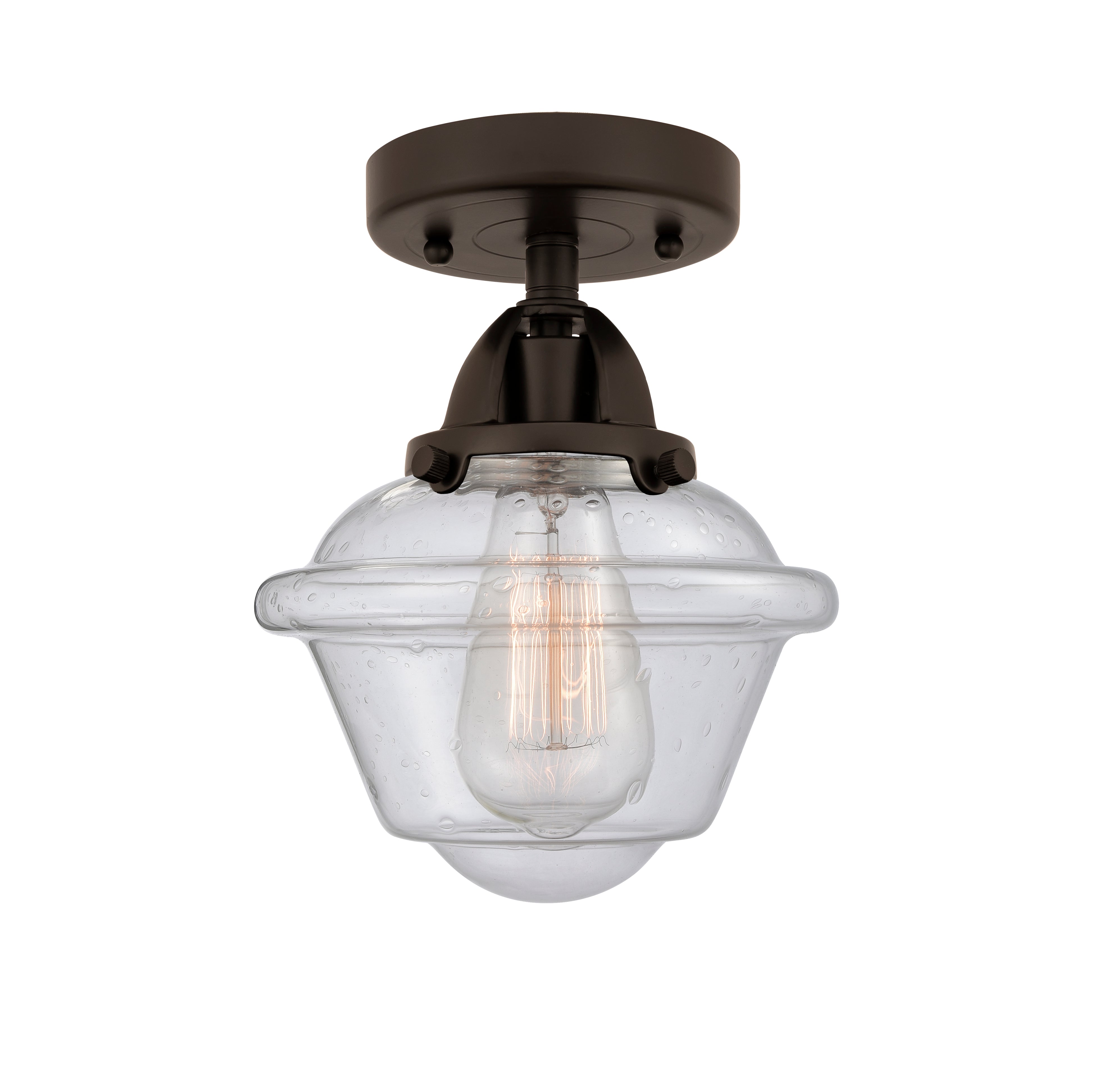 Nouveau Semi-Flush Mount Brushed Nickel