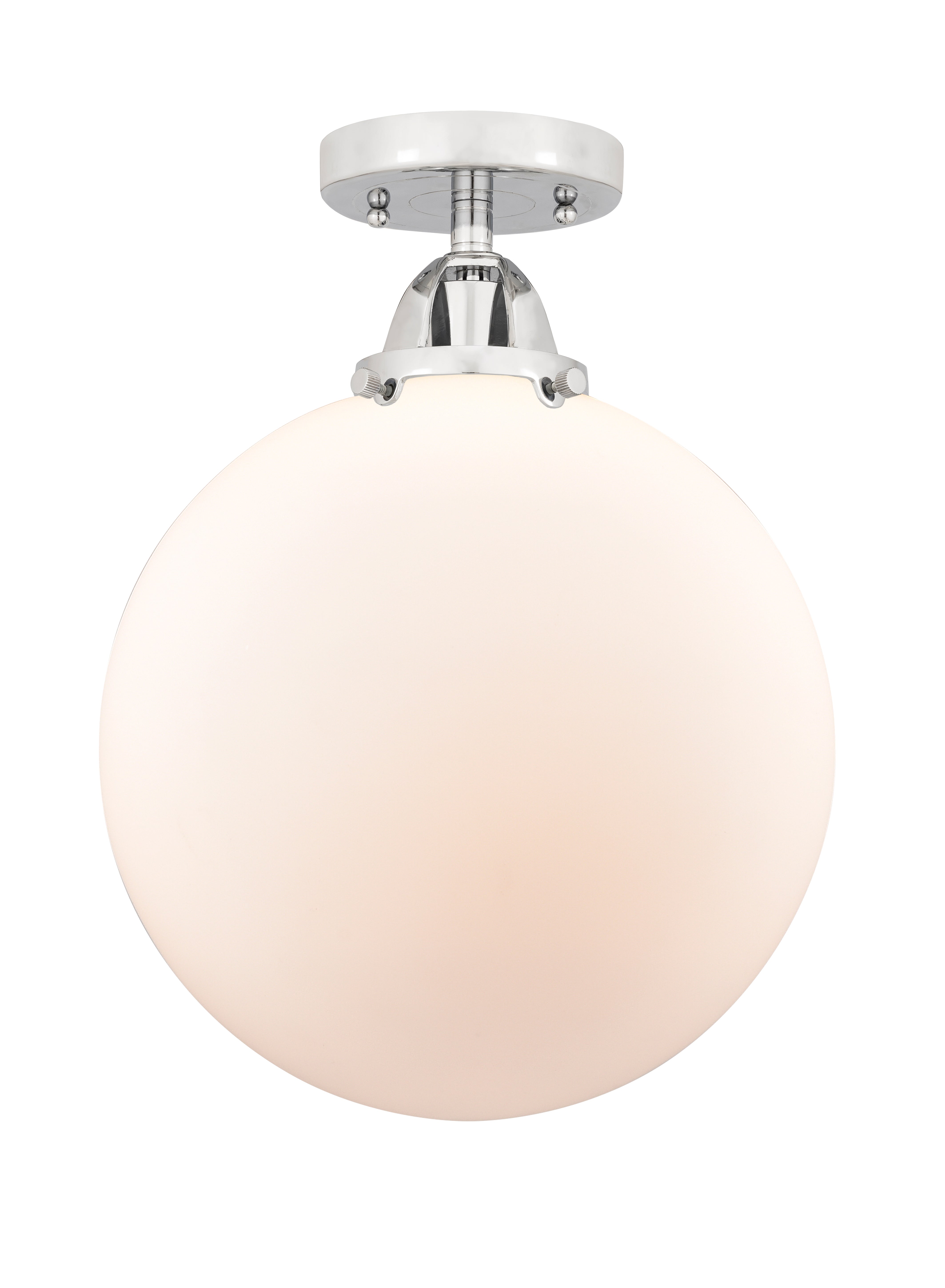 Nouveau Semi-Flush Mount Brushed Nickel