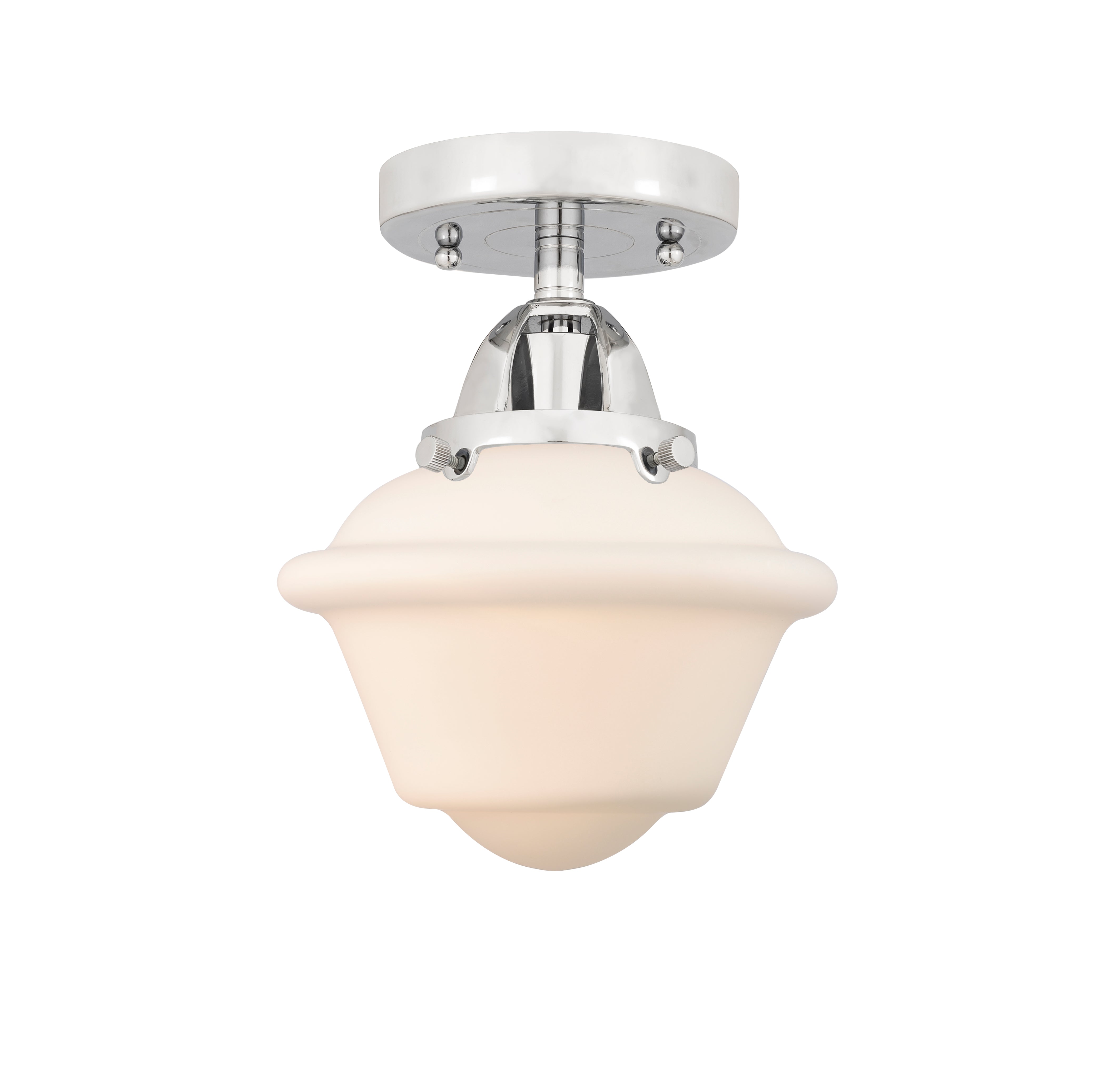 Nouveau Semi-Flush Mount Brushed Nickel
