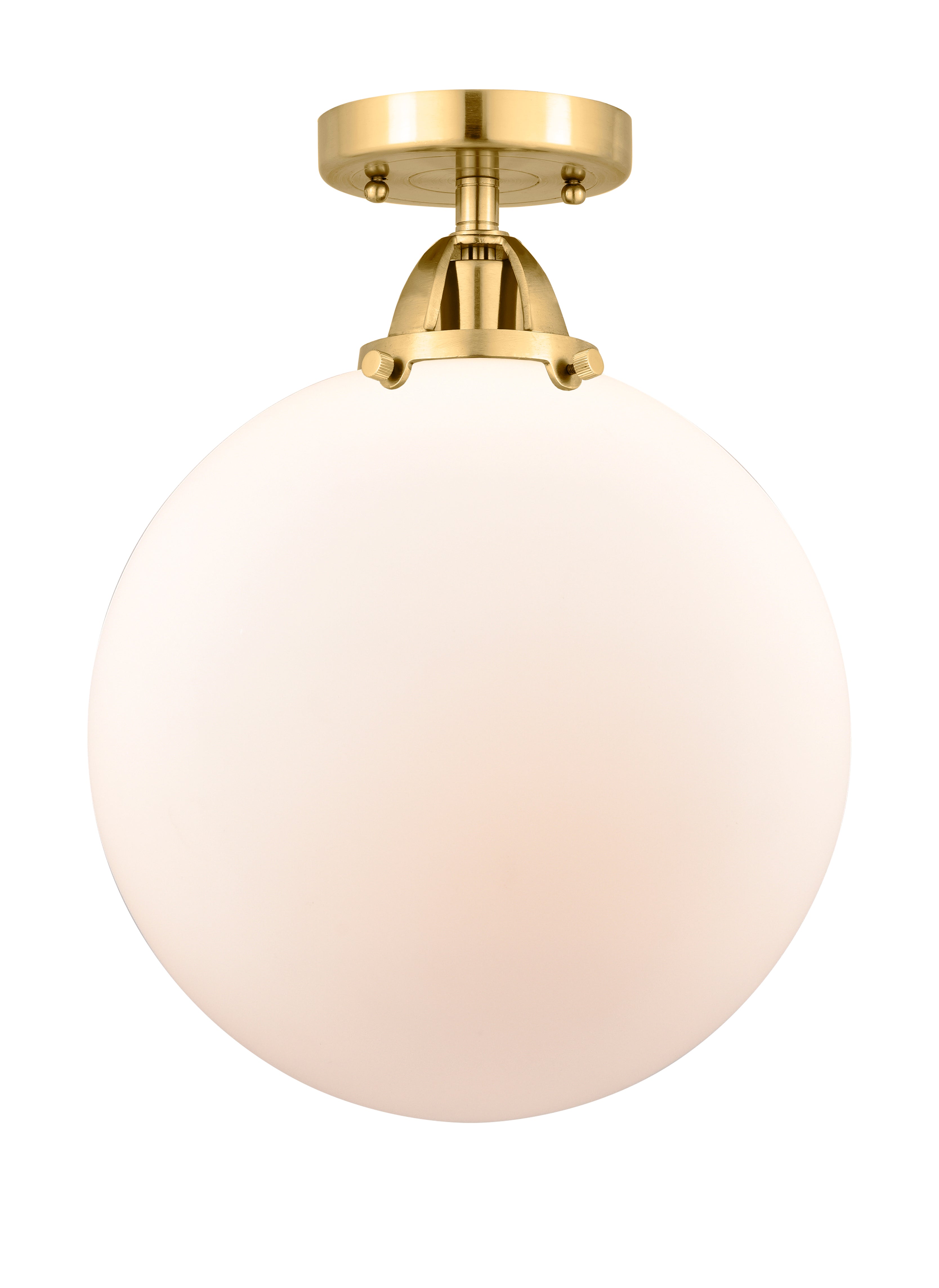 Nouveau Semi-Flush Mount Brushed Nickel