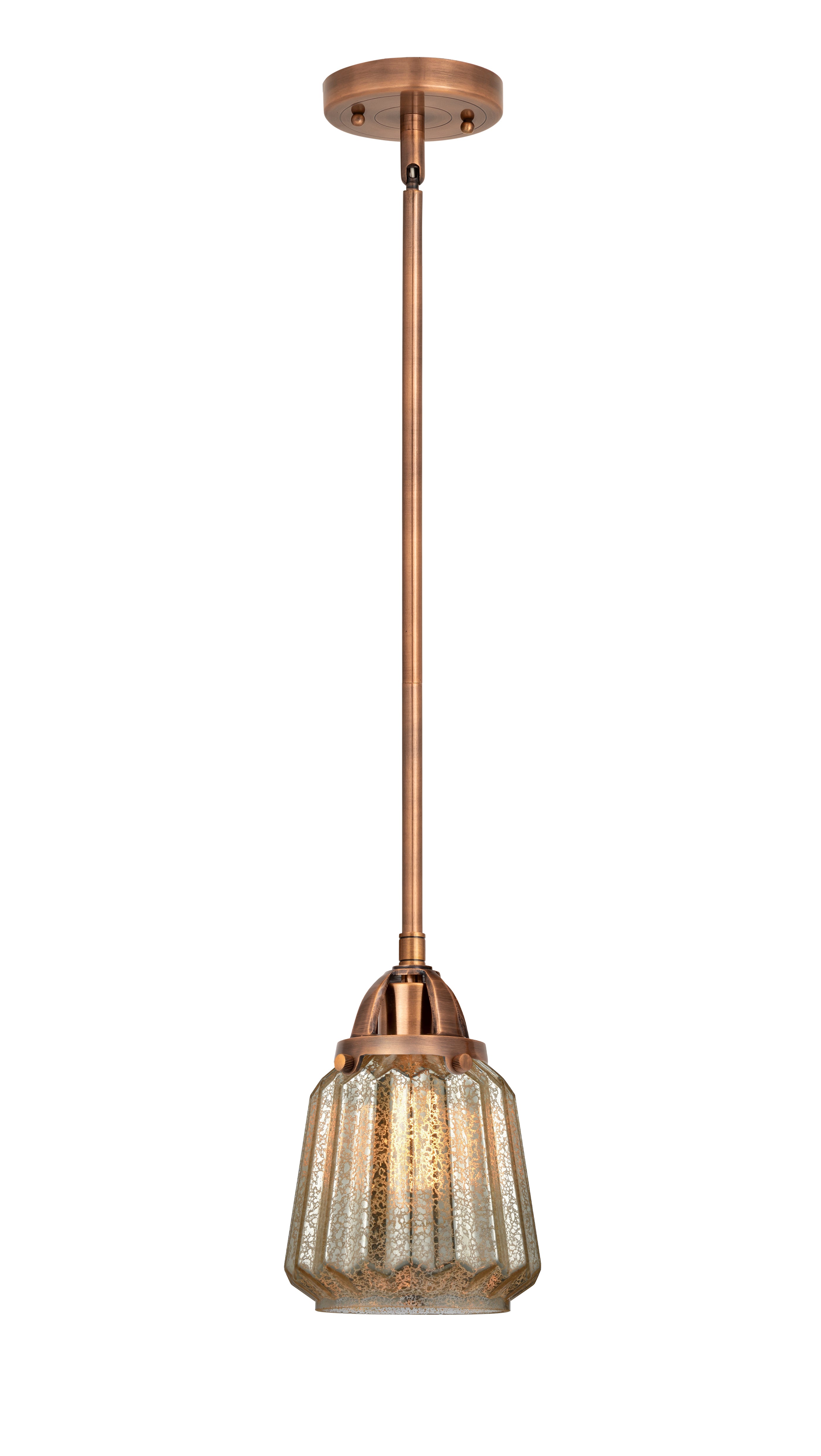 Nouveau 2 Mini Pendant Antique Copper