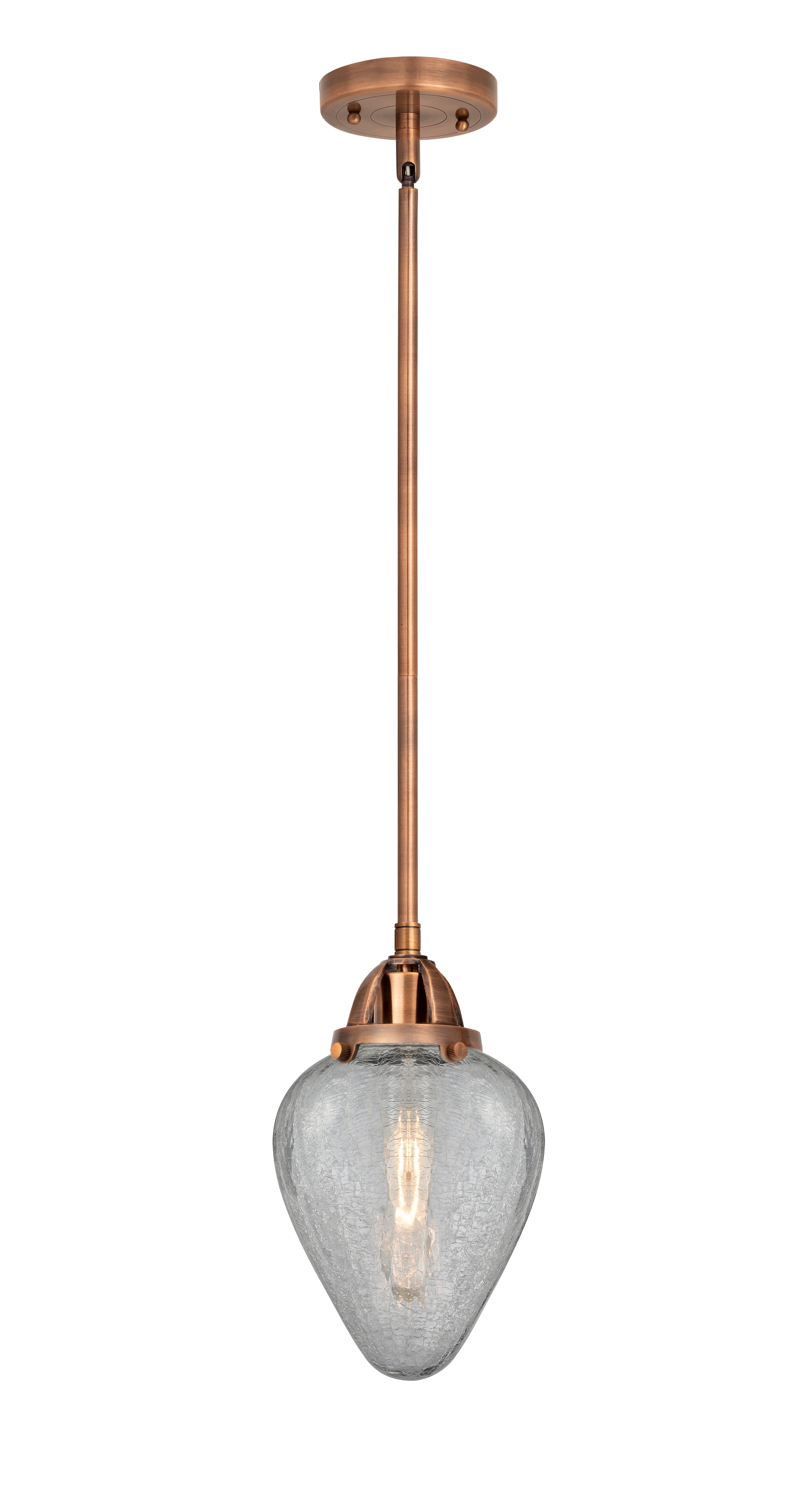Nouveau 2 Mini Pendant Antique Copper Finish