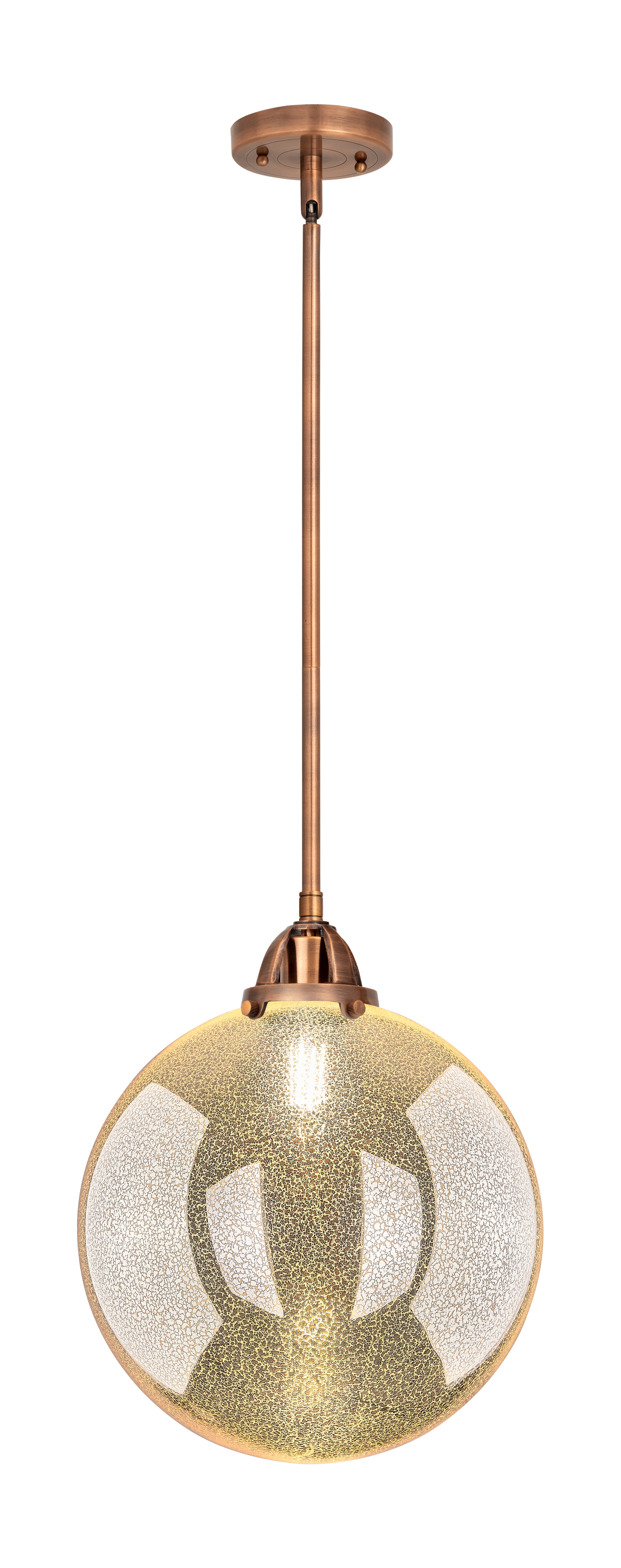 Nouveau 2 Mini Pendant Antique Copper