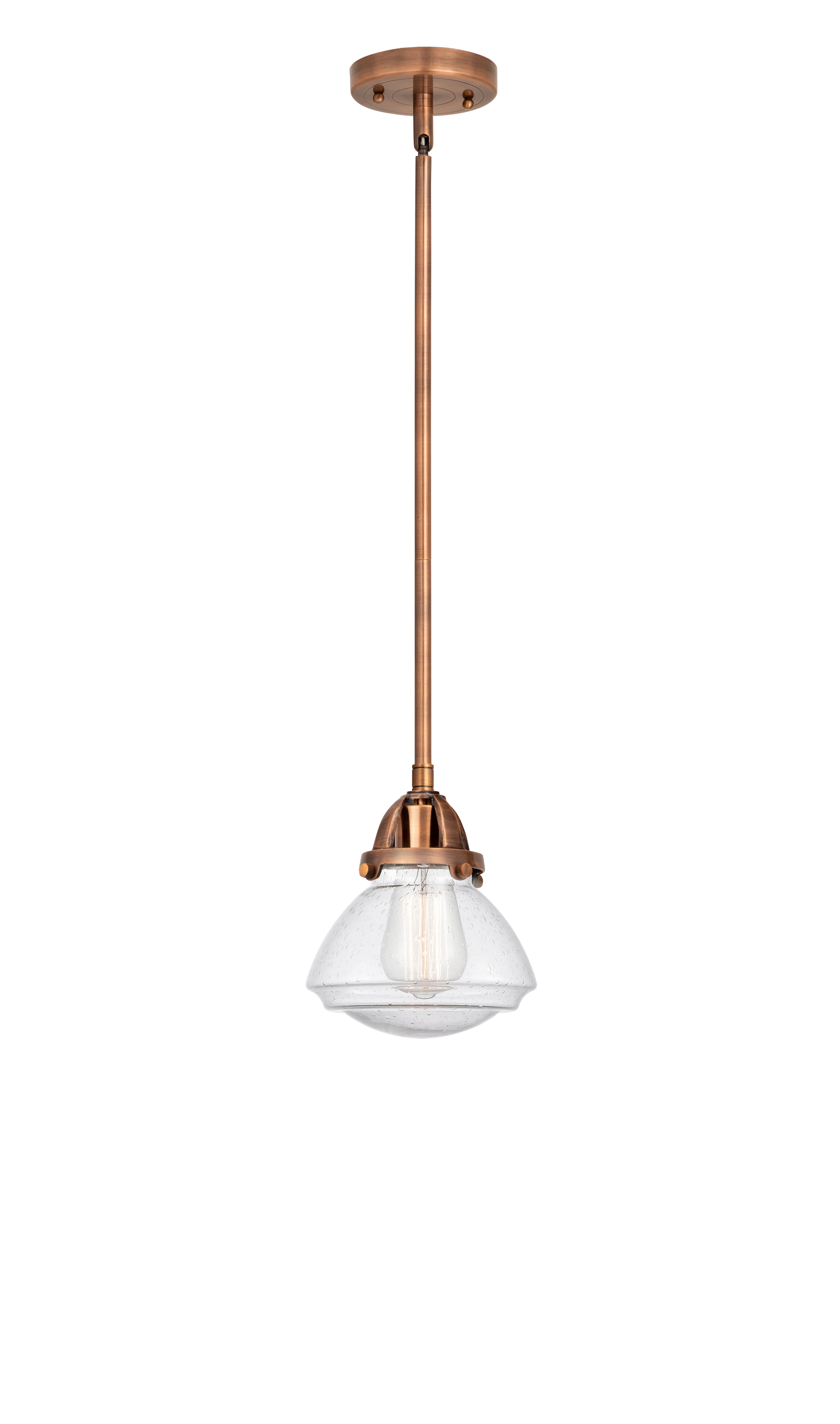Nouveau 2 Mini Pendant Antique Copper