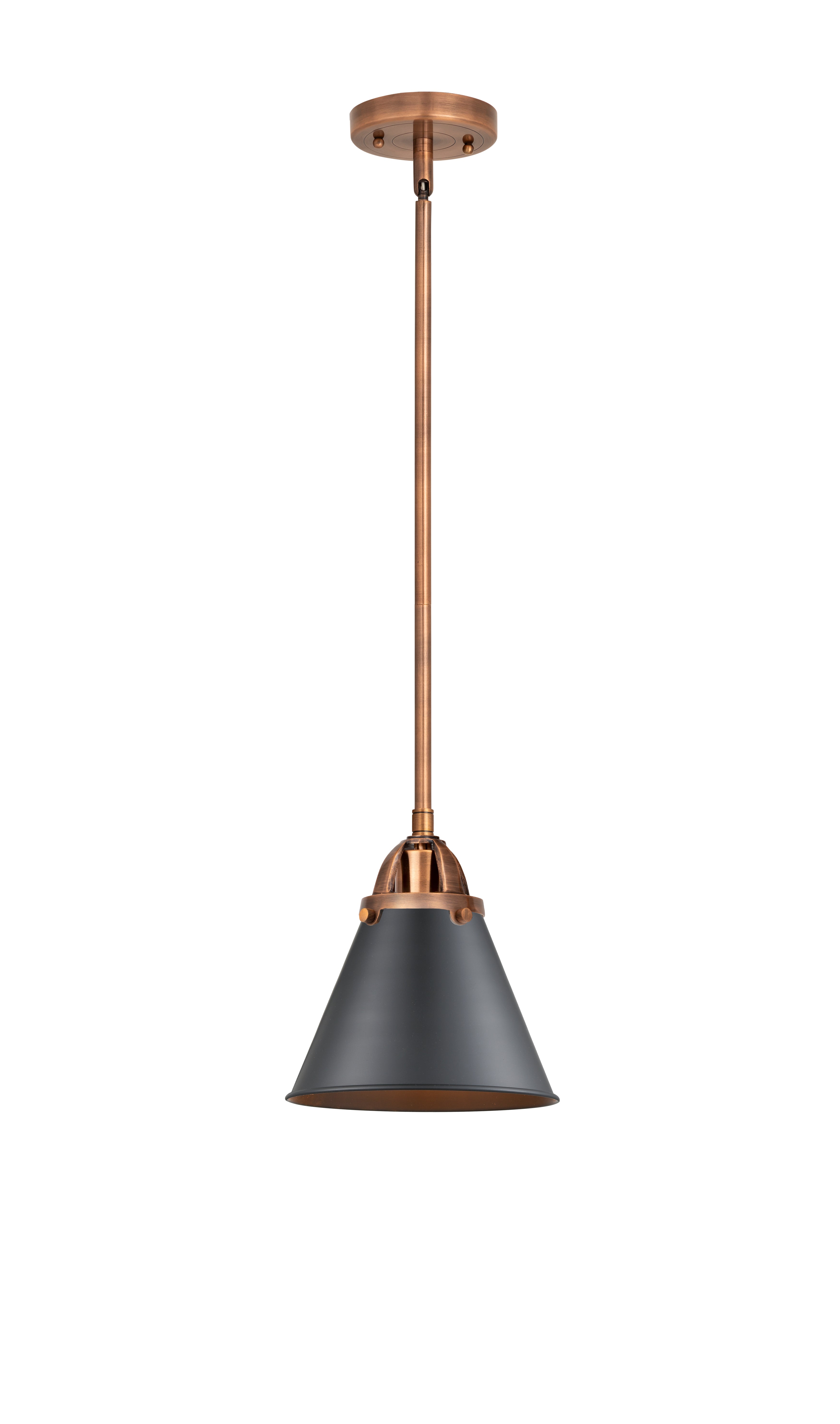 Nouveau 2 Mini Pendant Antique Copper Finish