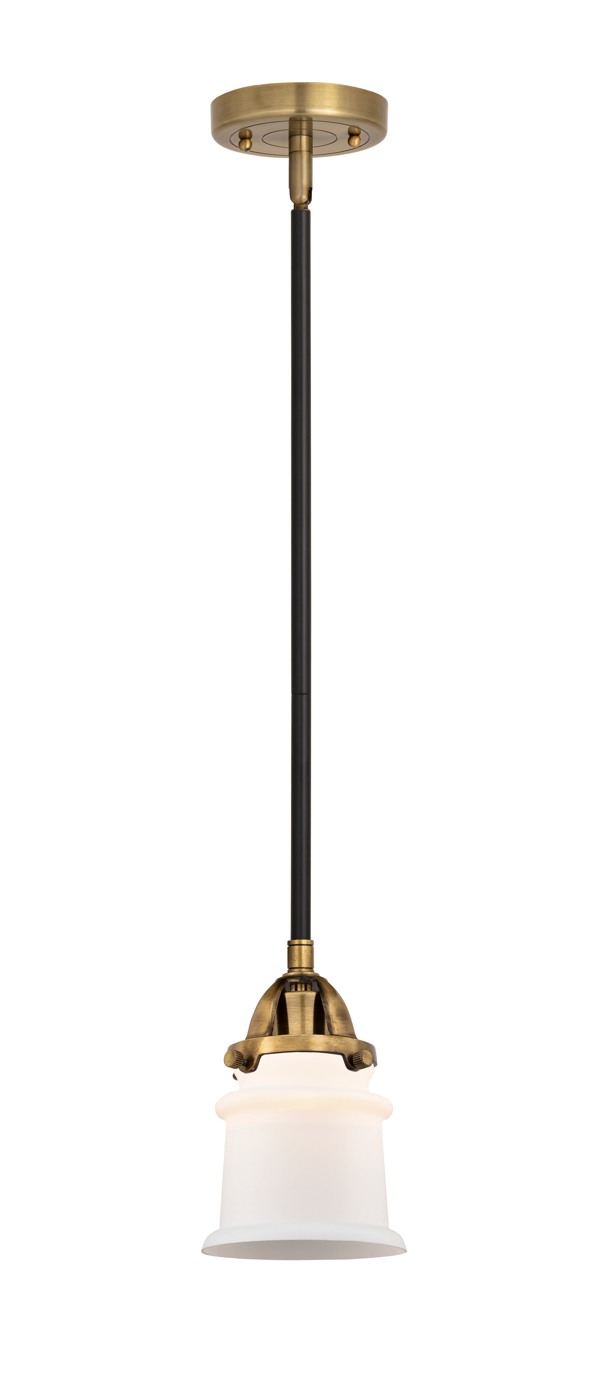 Nouveau 2 Mini Pendant Antique Copper Brass