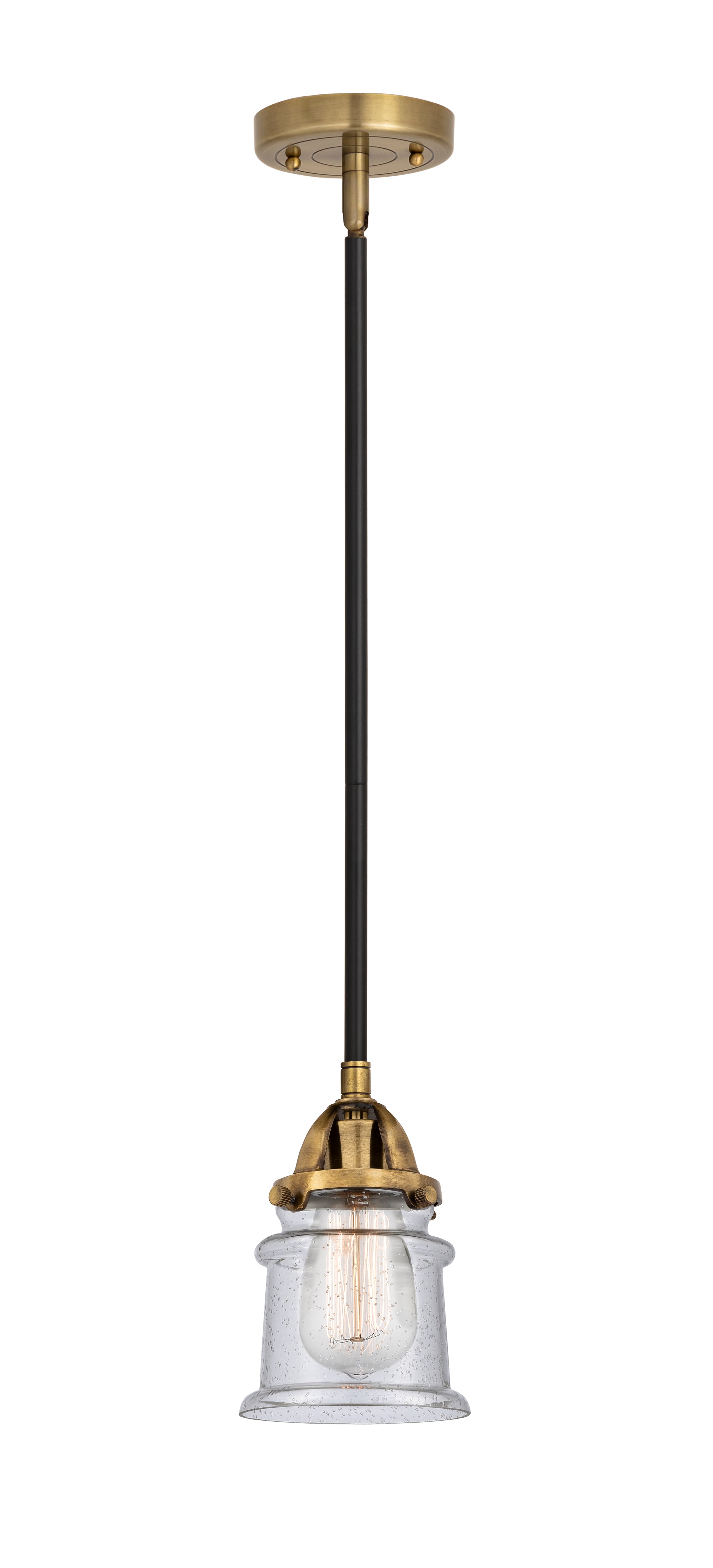 Nouveau 2 Mini Pendant Antique Copper Brass