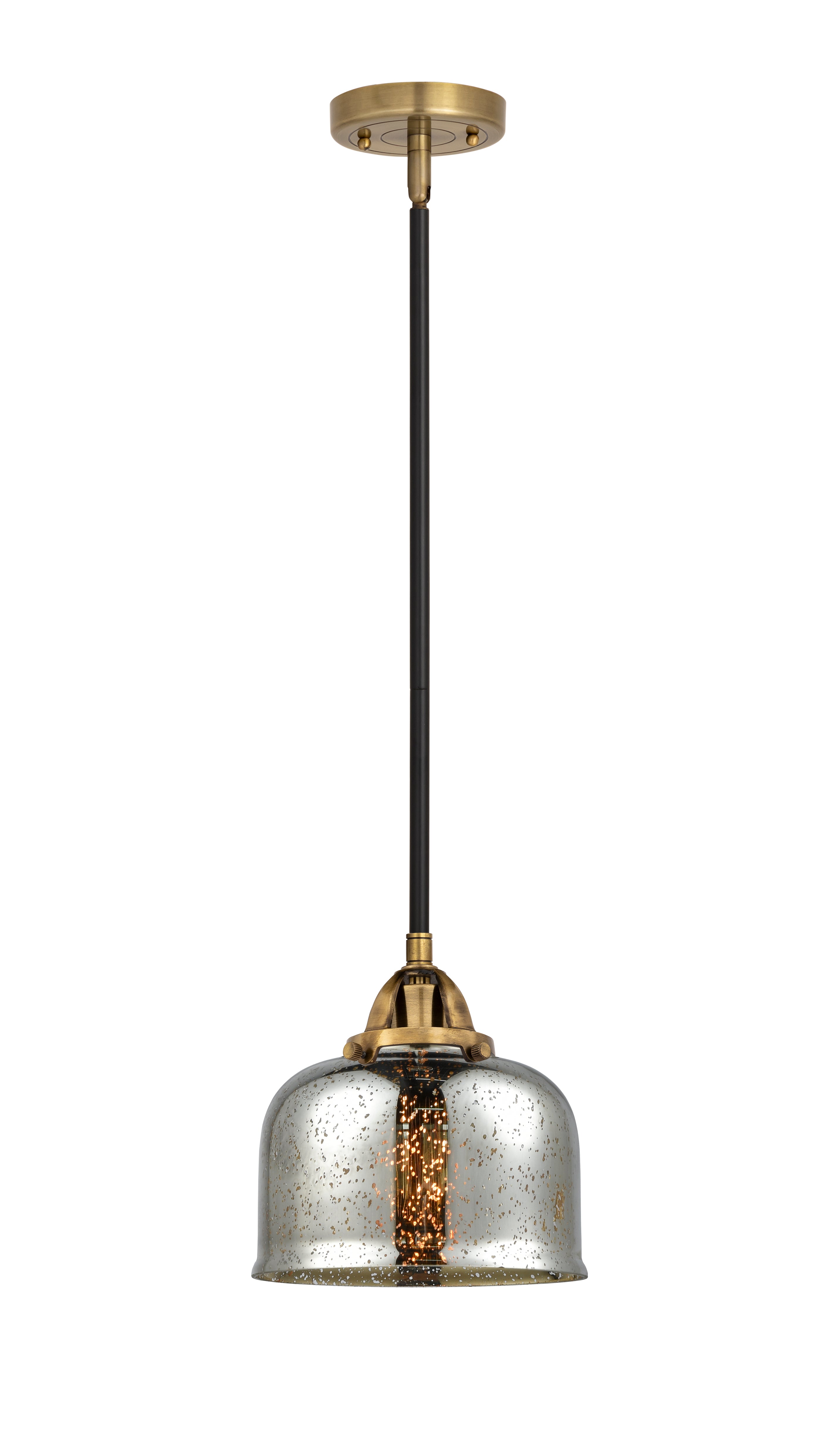 Nouveau 2 Mini Pendant Antique Copper Brass