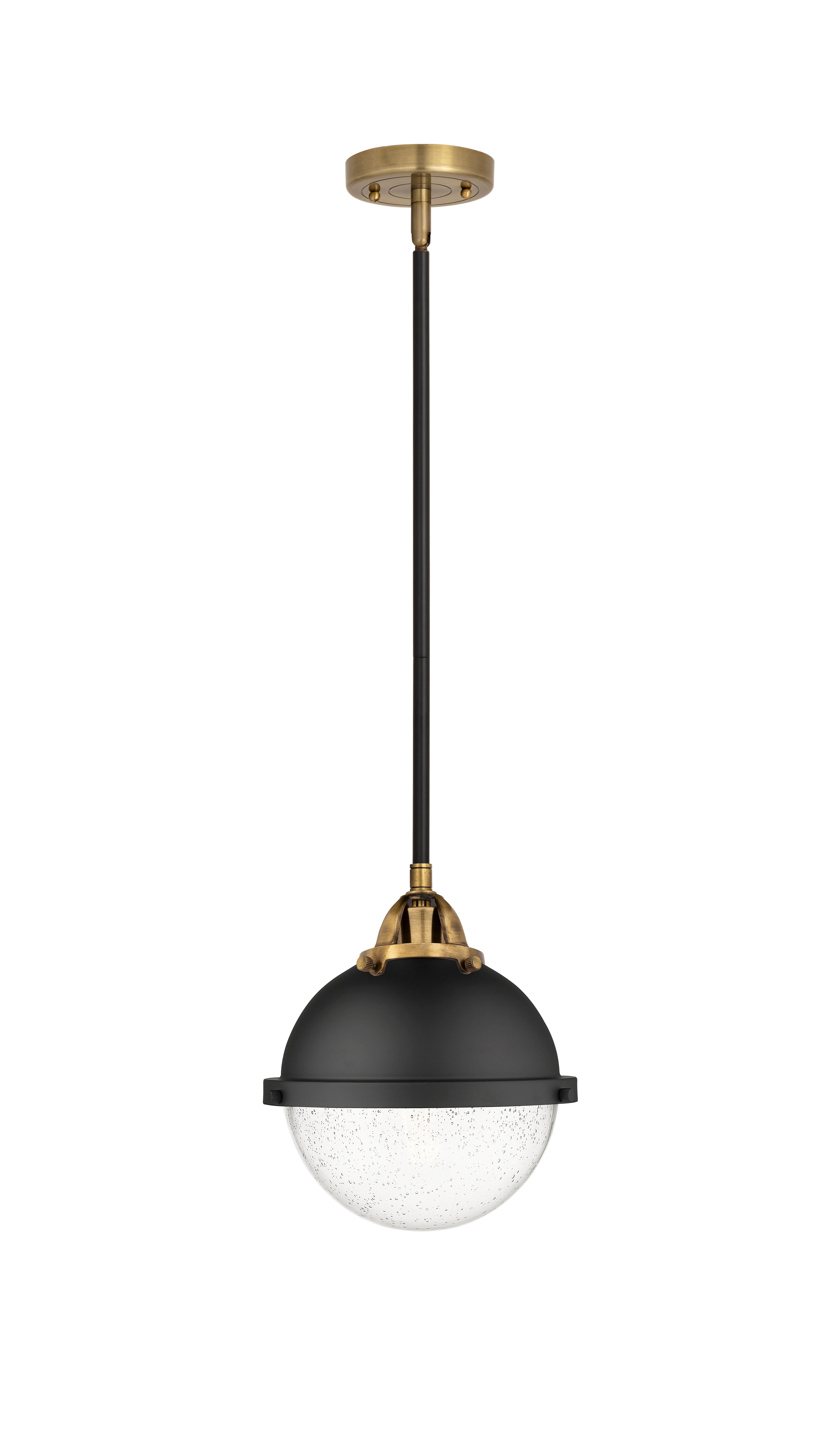 Nouveau 2 Mini Pendant Black Antique Brass