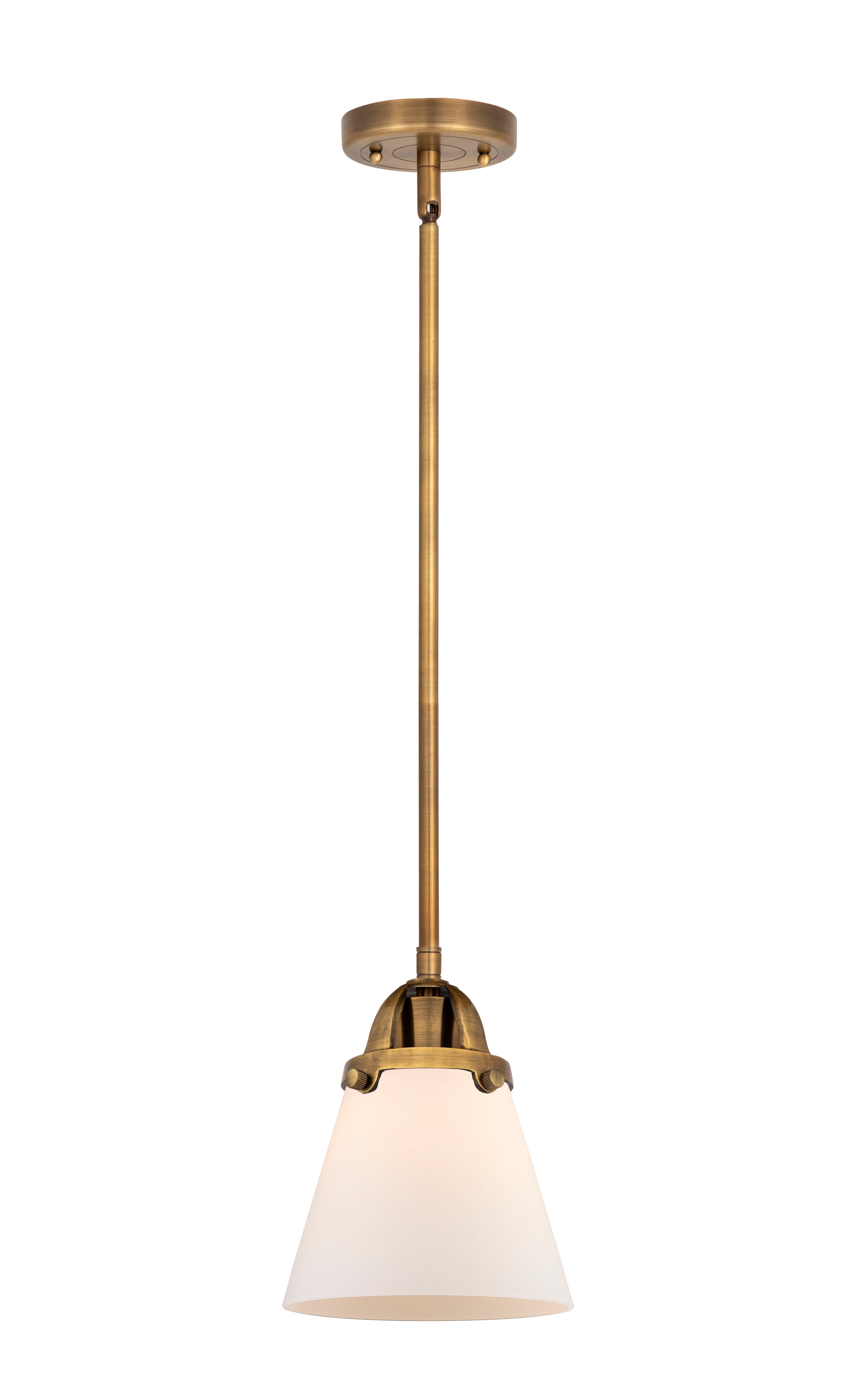 Nouveau 2 Mini Pendant Antique Copper Brass