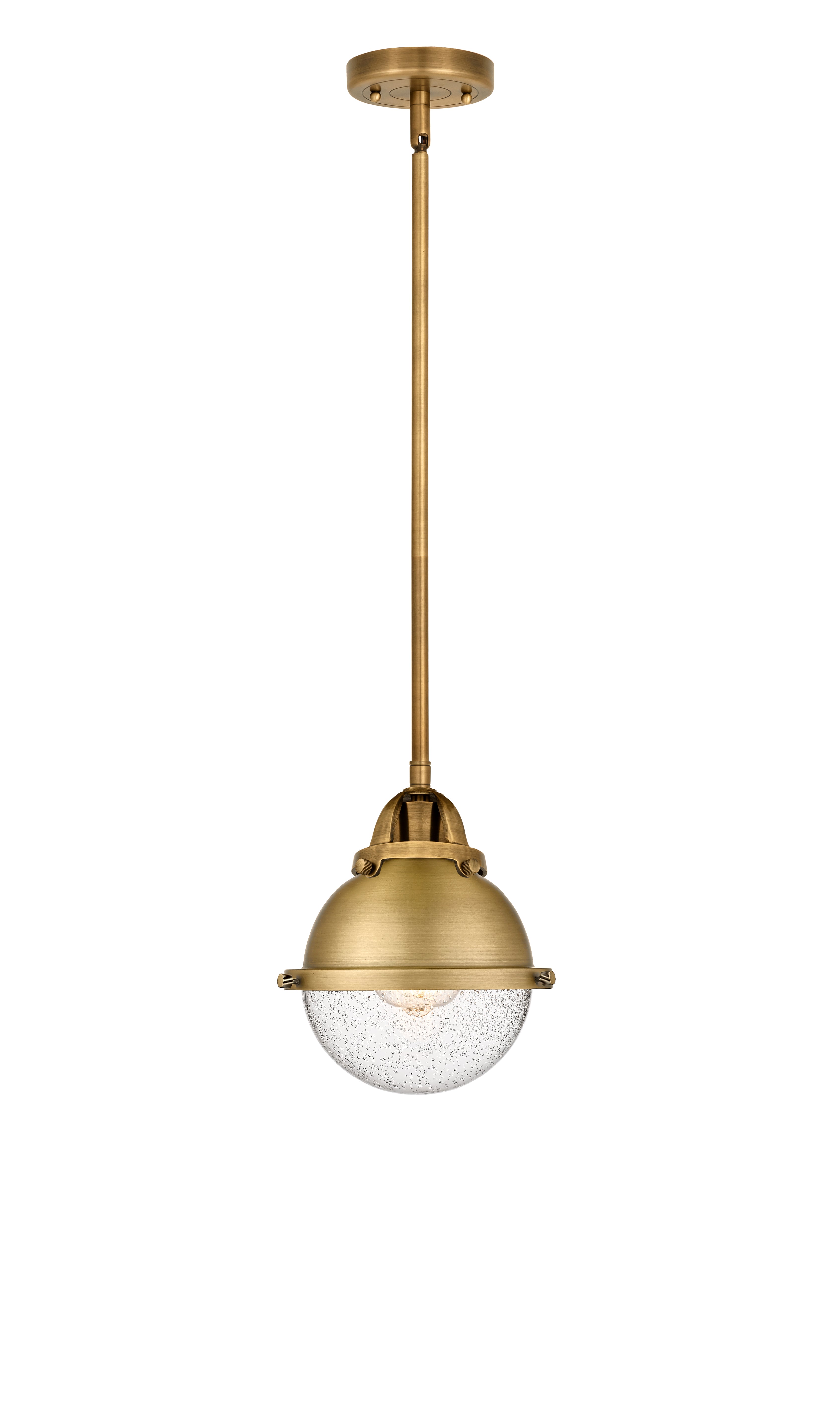 Nouveau 2 Mini Pendant Brushed Brass Finish